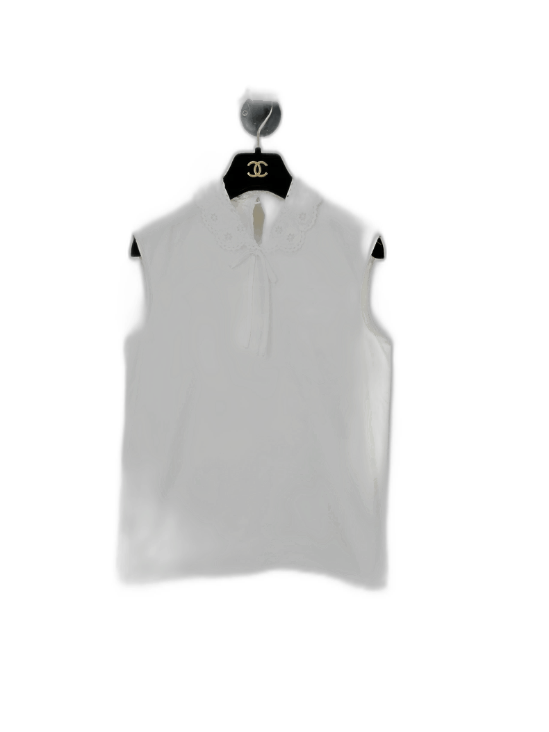 Miumiu Sleeveless Top with Lace Detail