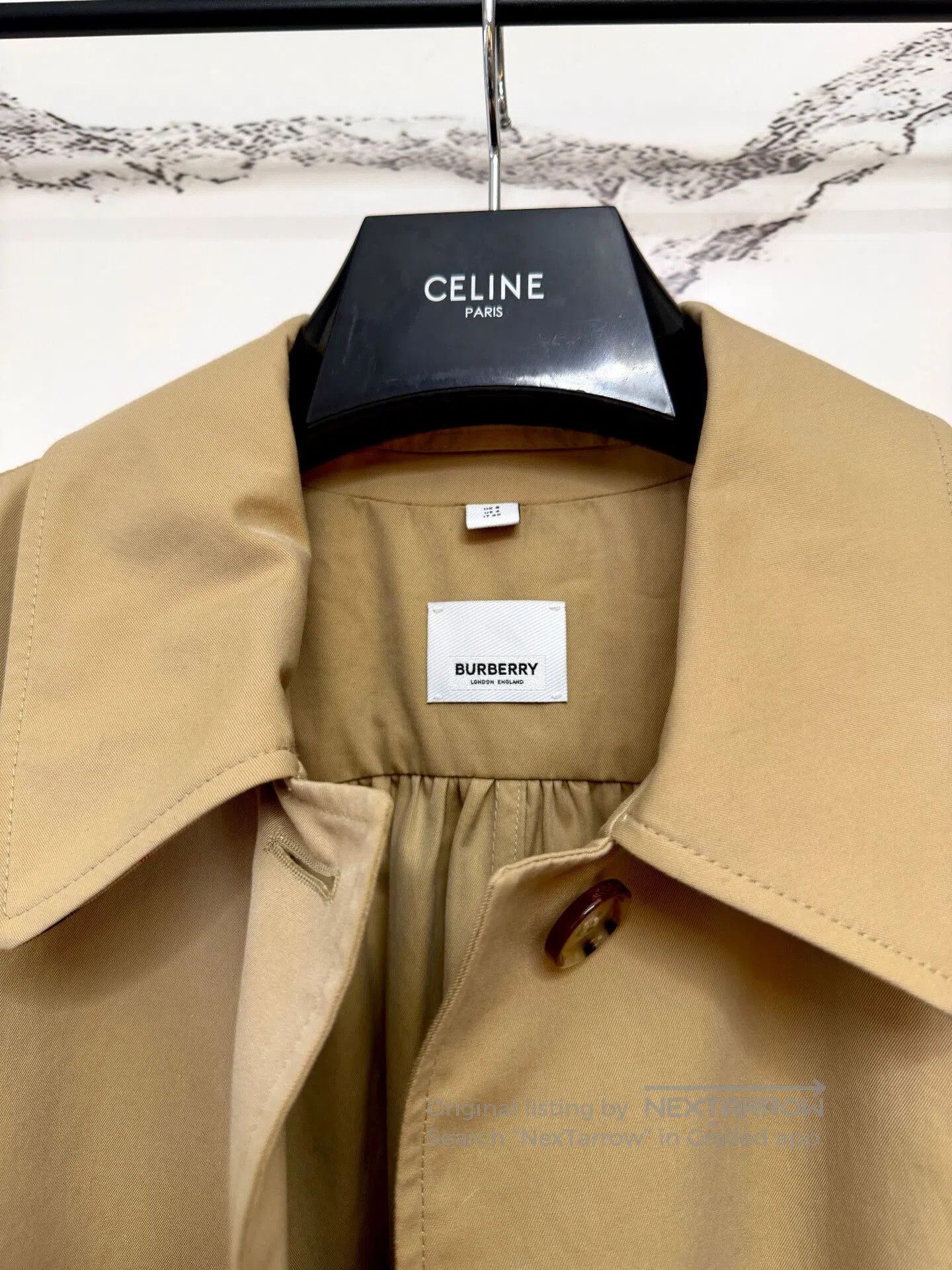 Burberry burberry check trench coat. Size XXS / US 00 / IT 34 - 2 Thumbnail