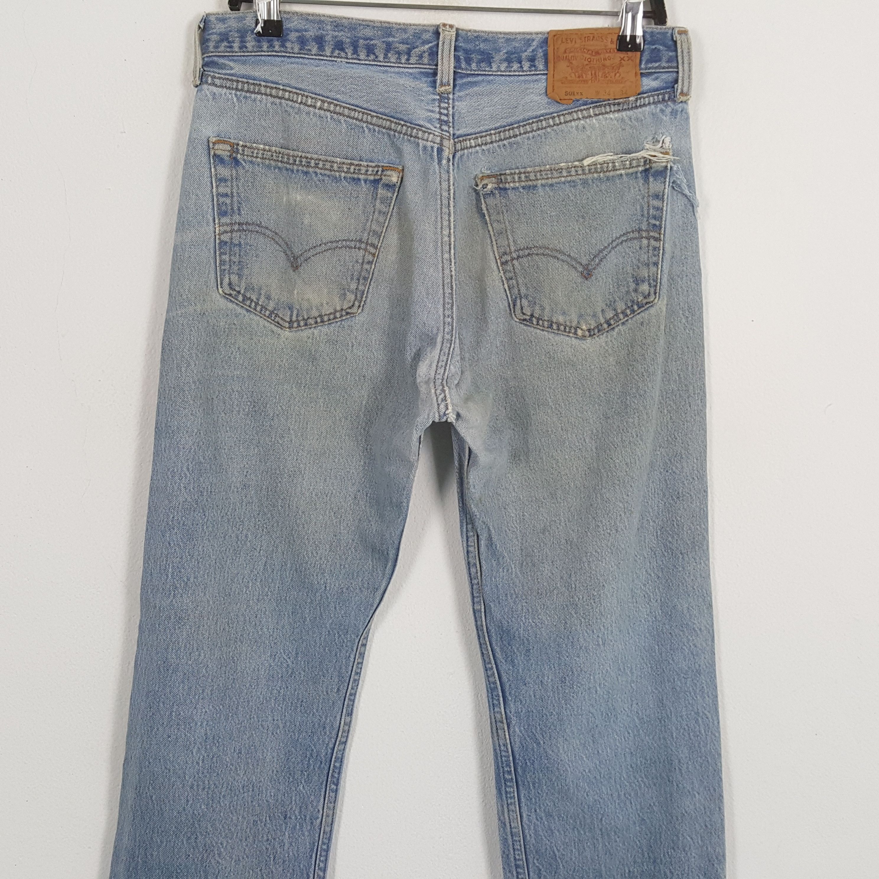 Levi's × Vintage LEVI'S 501 Daily Streetwear Style Distressed Jeans Size US 31 - 5 Thumbnail