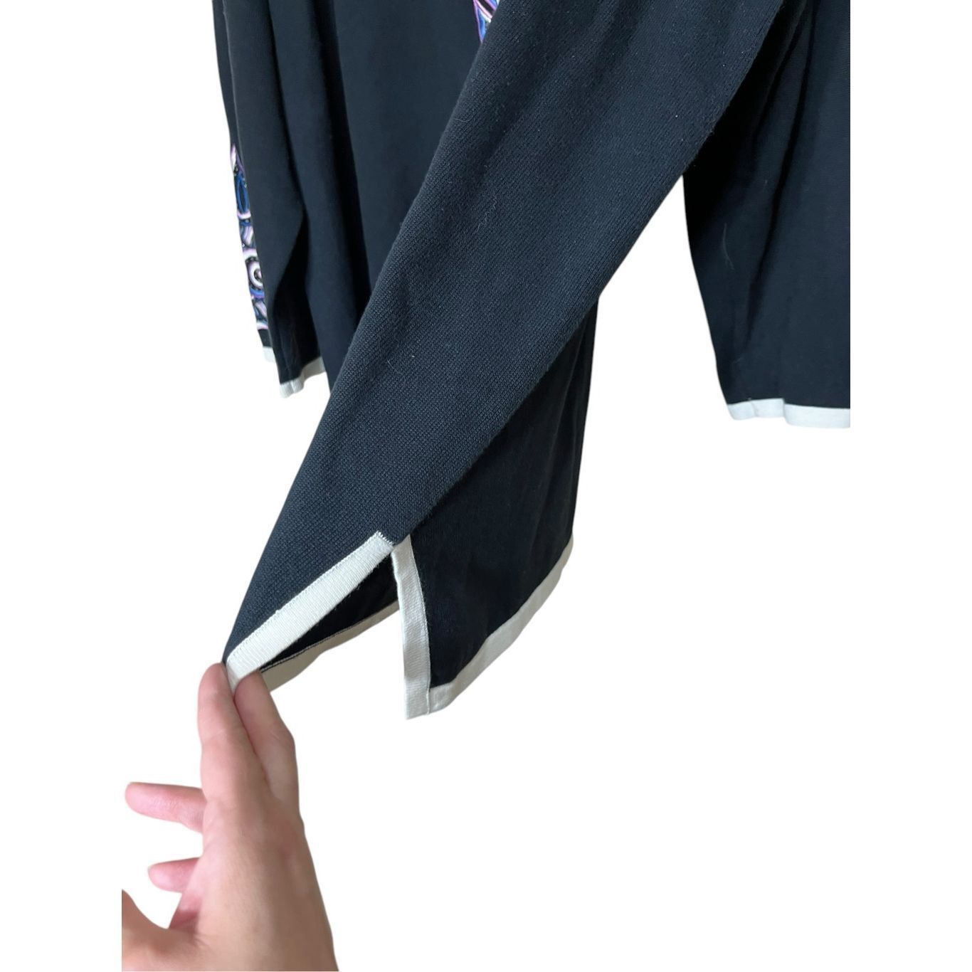 Other Bob Mackie Wearable Art Black Sweater Cardigan Size 3X Size 3XL / US 20-22 - 5 Thumbnail