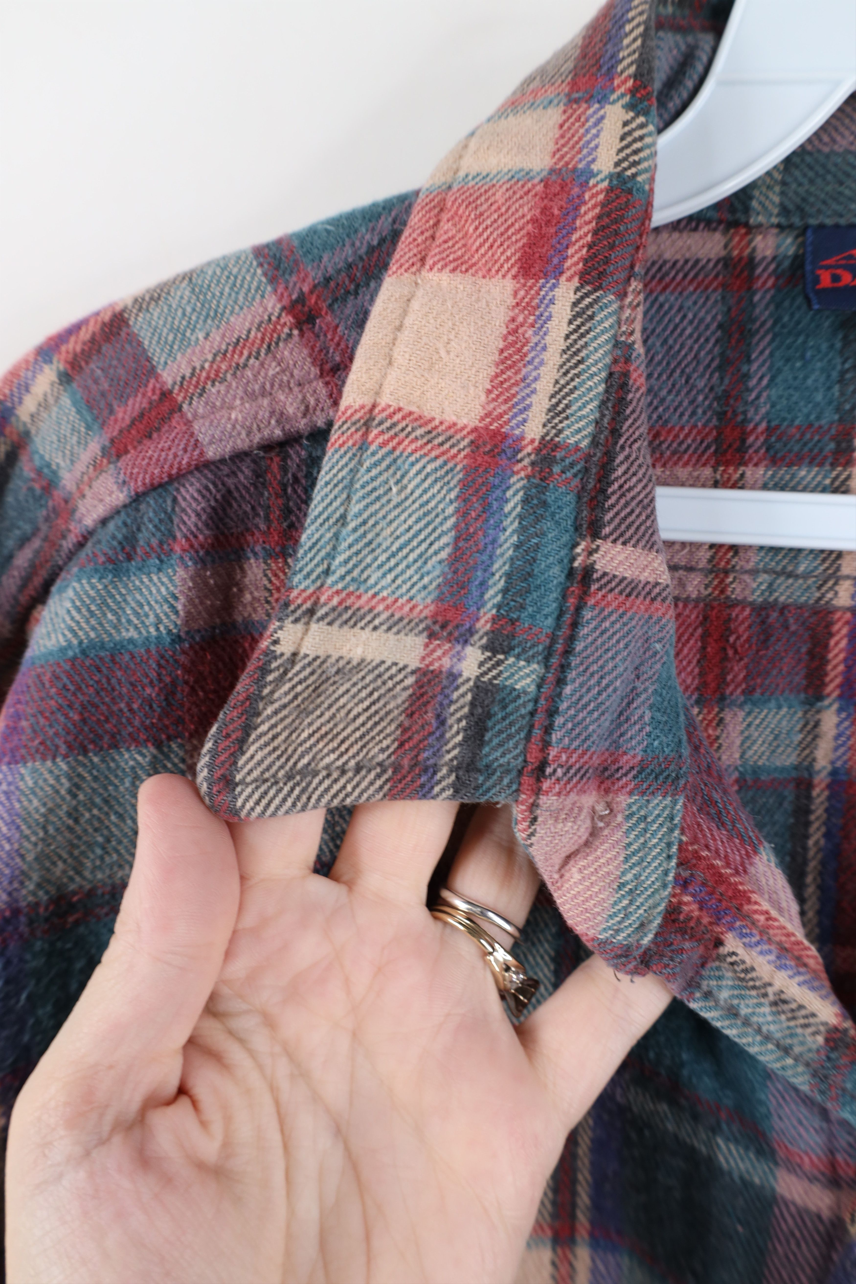 Vintage Vintage 90s Streetwear Heavyweight Button Shirt Plaid Size US XXL / EU 58 / 5 - 9 Thumbnail