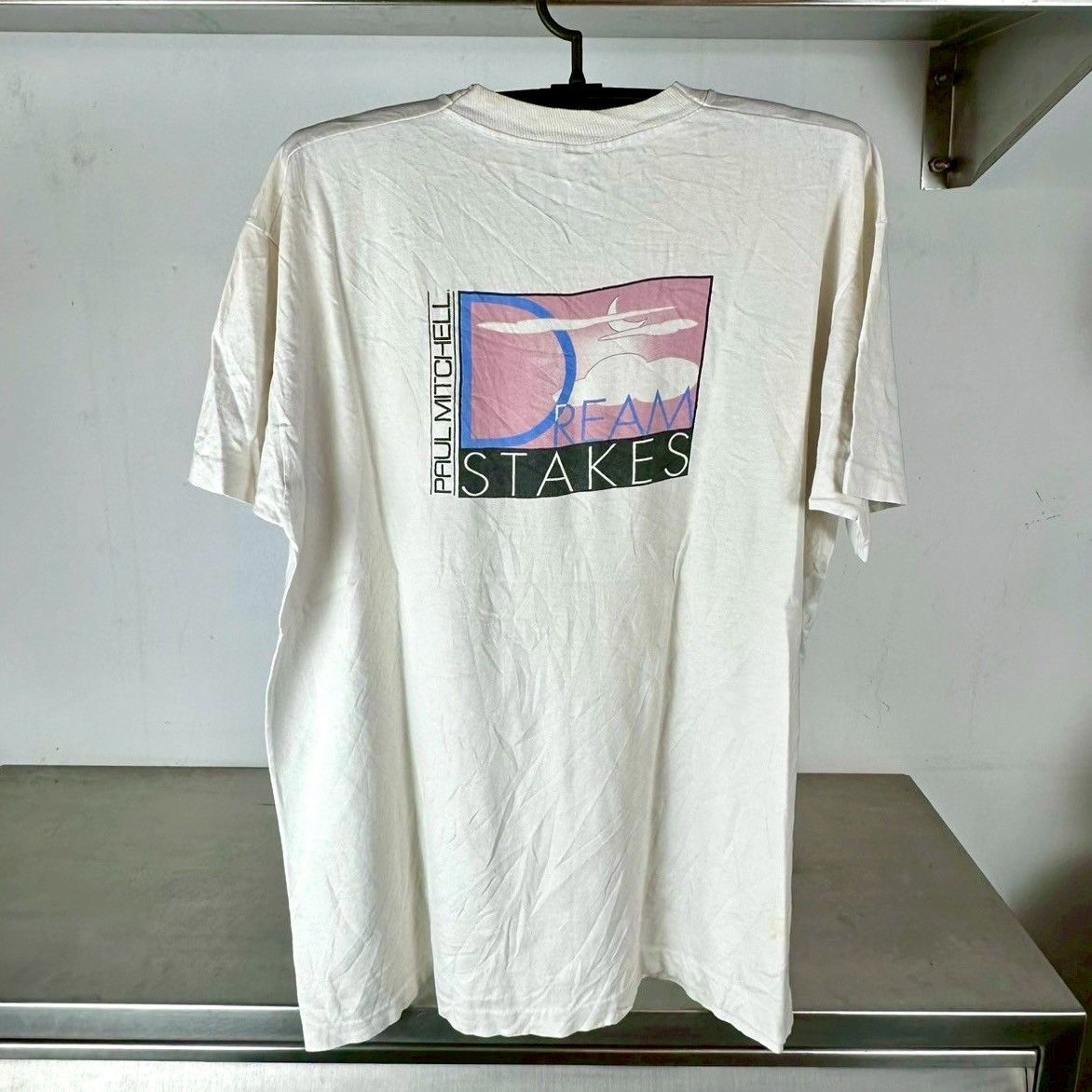 Vintage ​​​​​​Vintage 90s Paul Mitchell Dream Stakes Promo T-shirt Size US XL / EU 56 / 4 - 3 Thumbnail