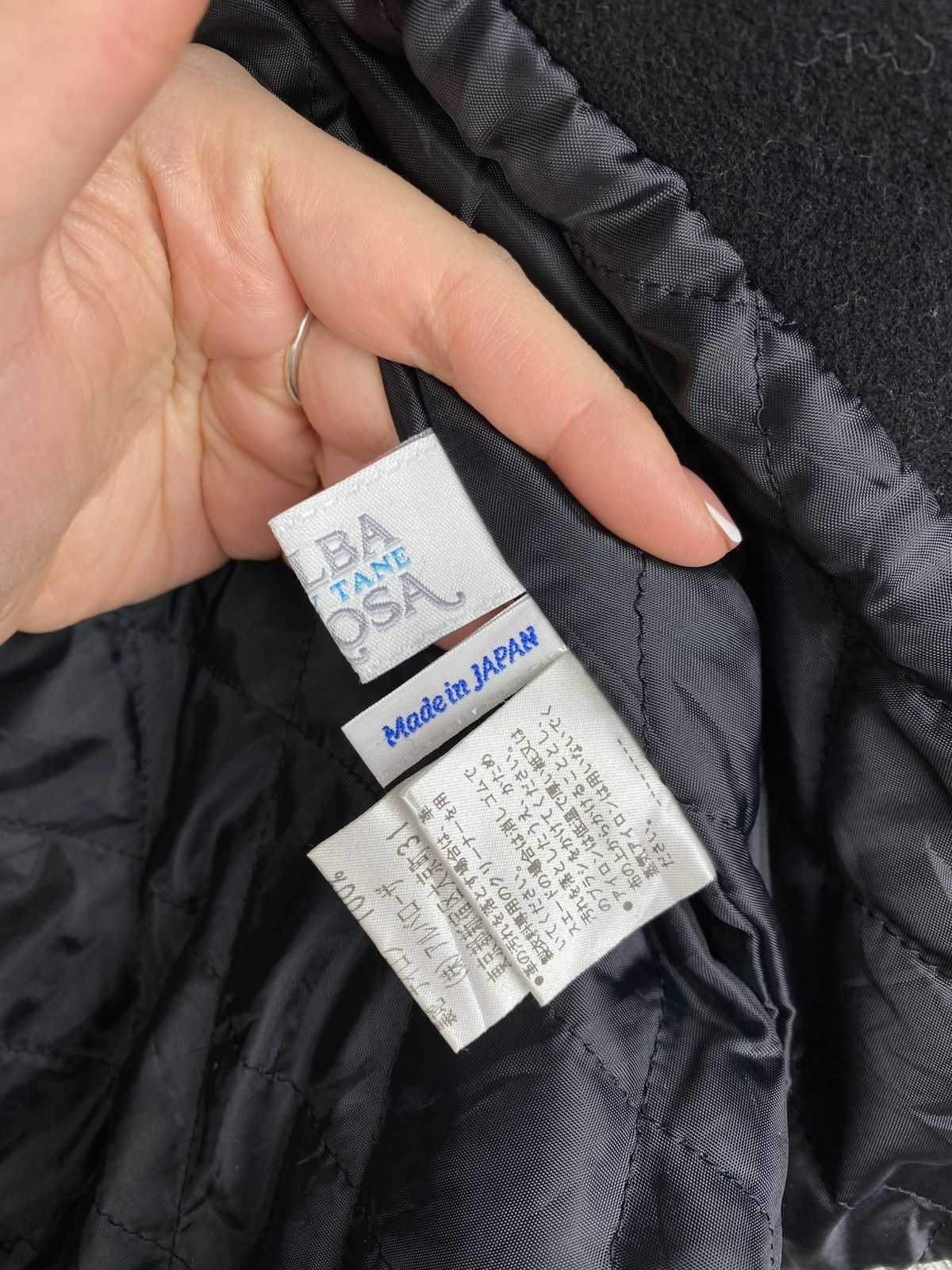 Japanese Brand Alba Rosa My Tane varsity leather / wool bomber jacket Size S / US 4 / IT 40 - 24 Thumbnail