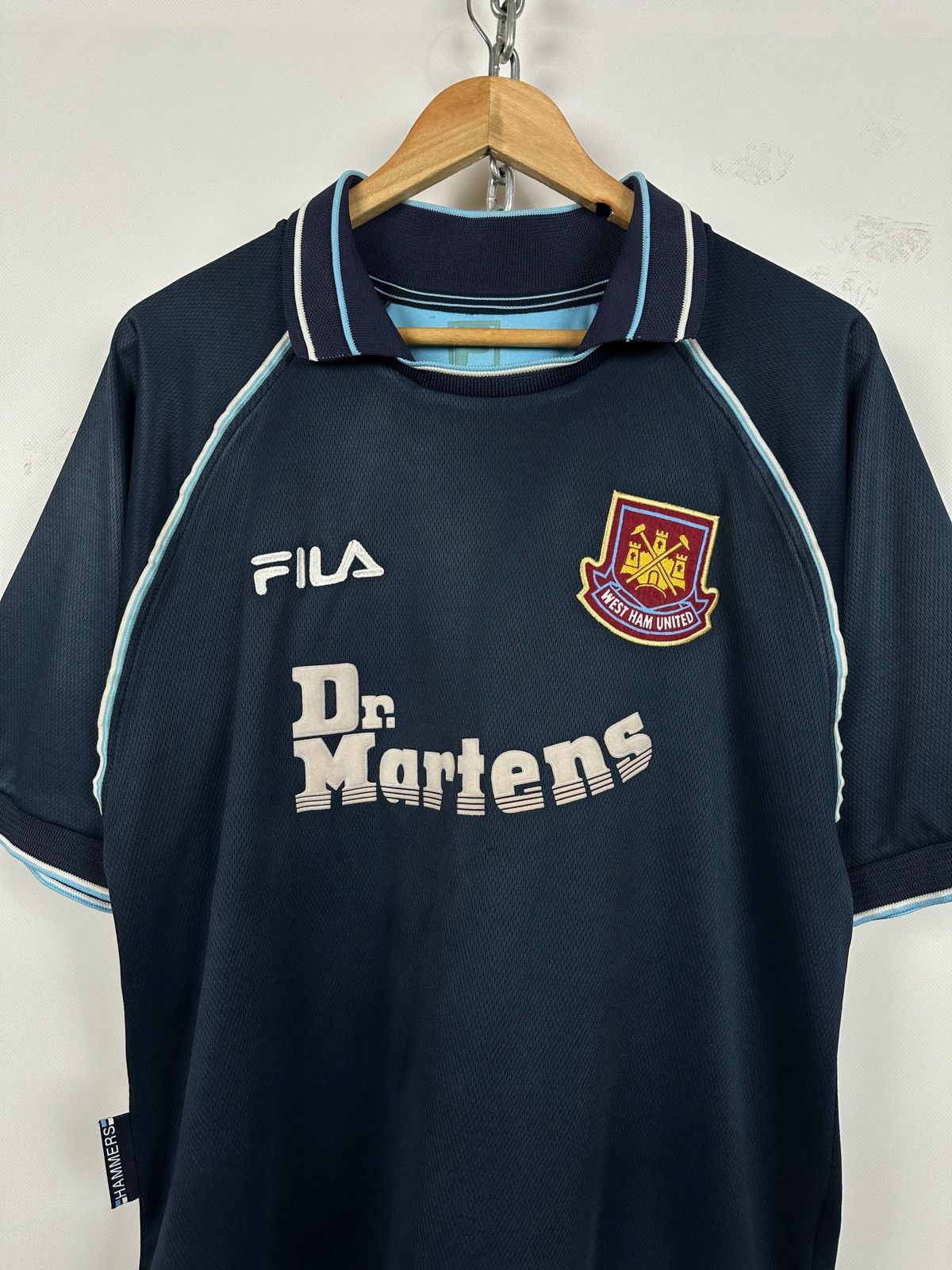 Fila Vintage 1999/00 Fila West Ham United Retro Third Kit Jersey Size US M / EU 48-50 / 2 - 3 Thumbnail
