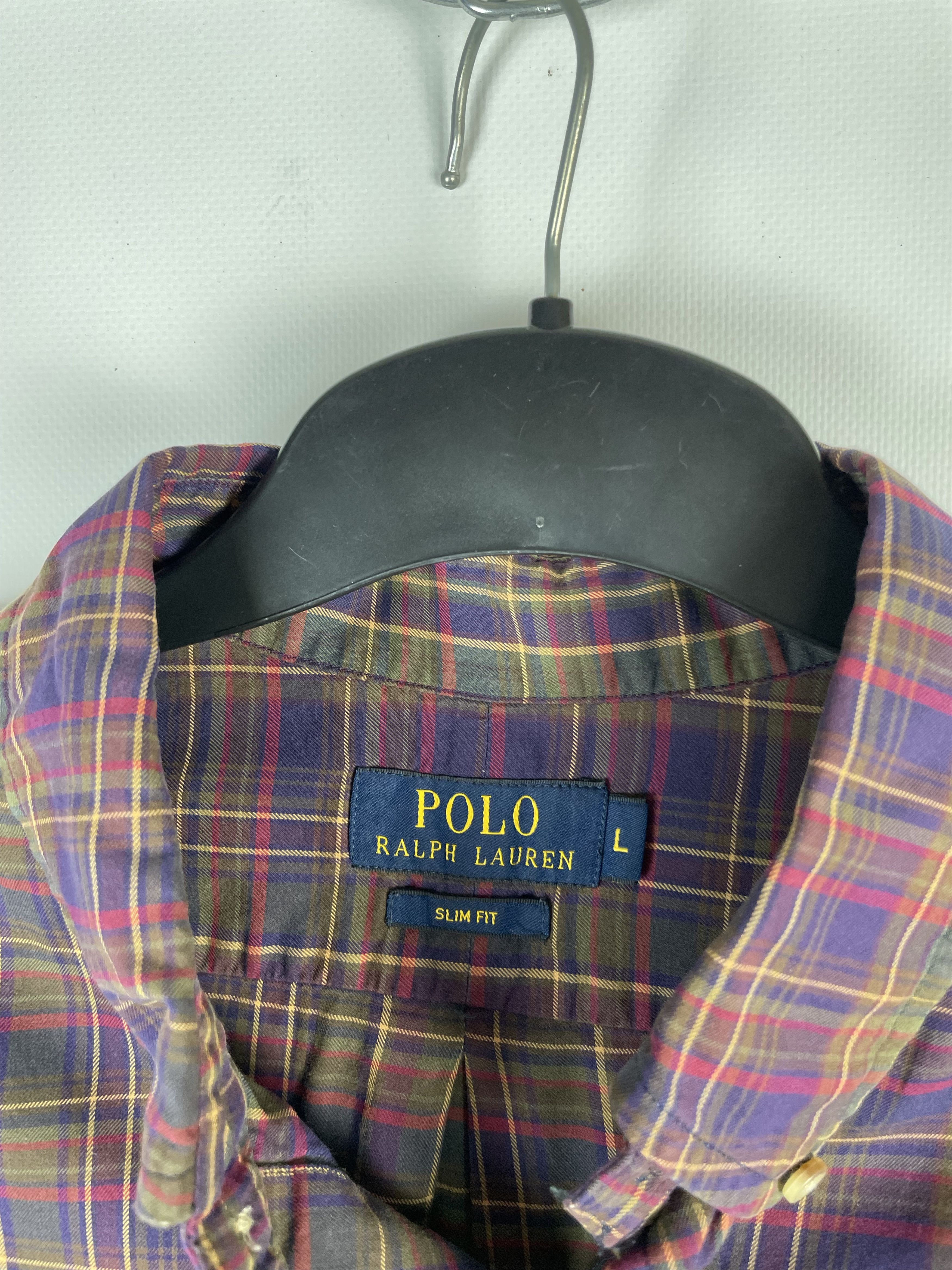 Flannel Flannel Polo Ralph Lauren Vintage Mens Shirt Size US L / EU 52-54 / 3 - 5 Thumbnail