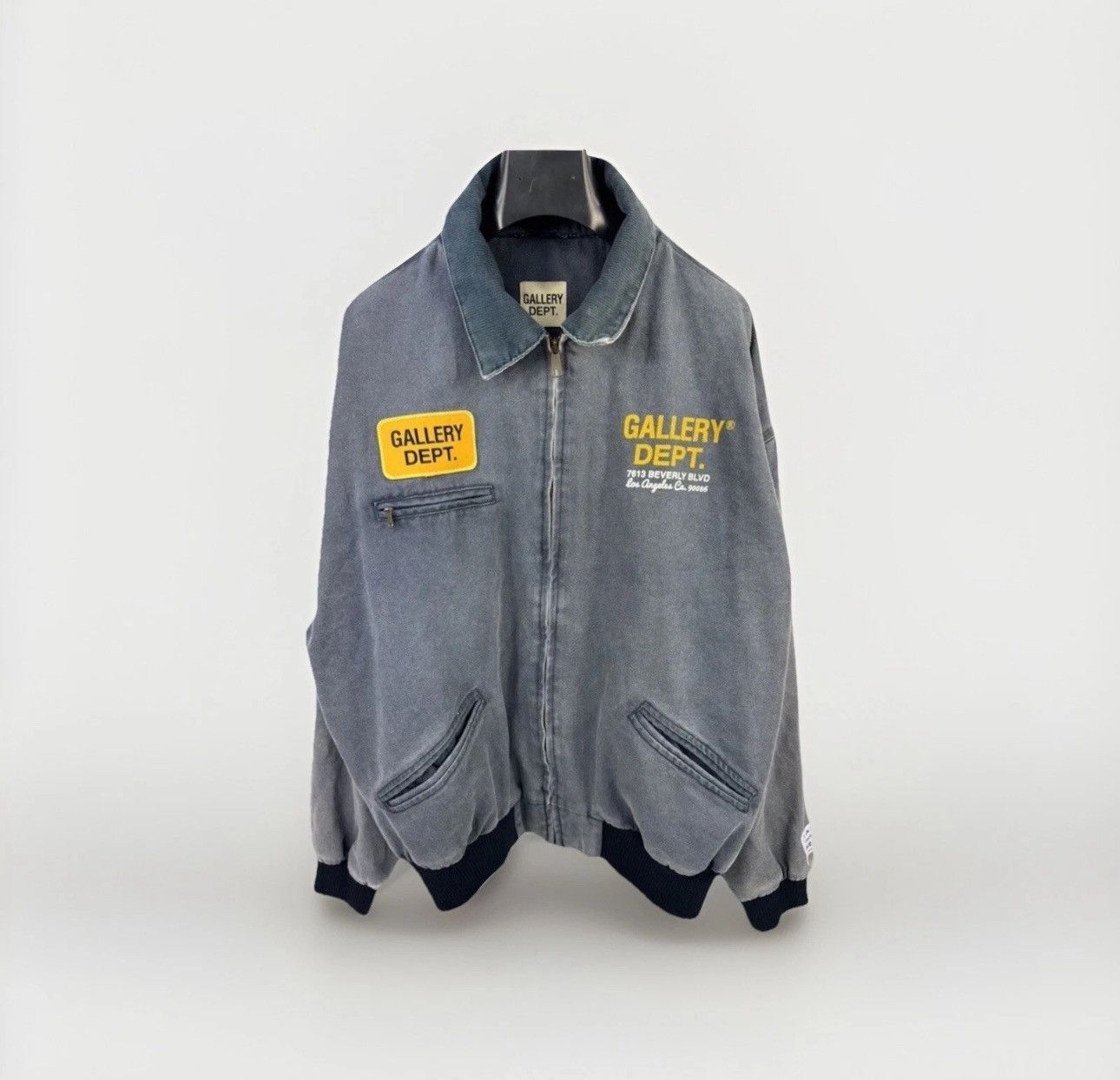 LOGO PATCH WORK BOMBER JACKET
