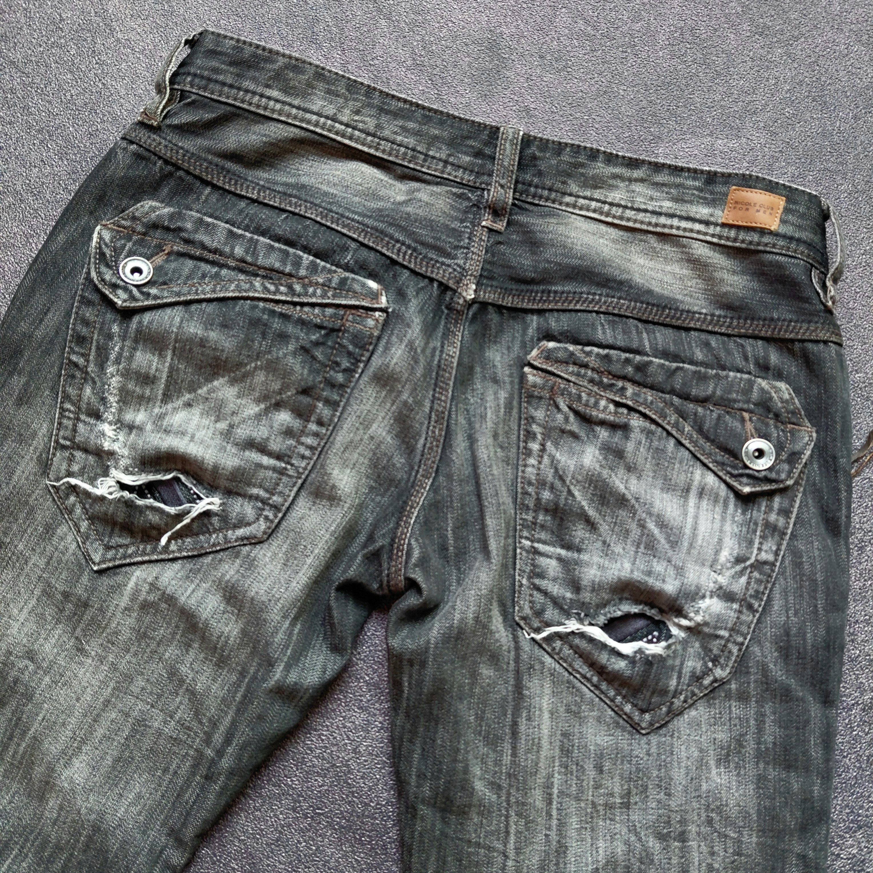 Nicole Club Nicole Club For Men Distresed Denim Pants Size US 30 / EU 46 - 4 Thumbnail
