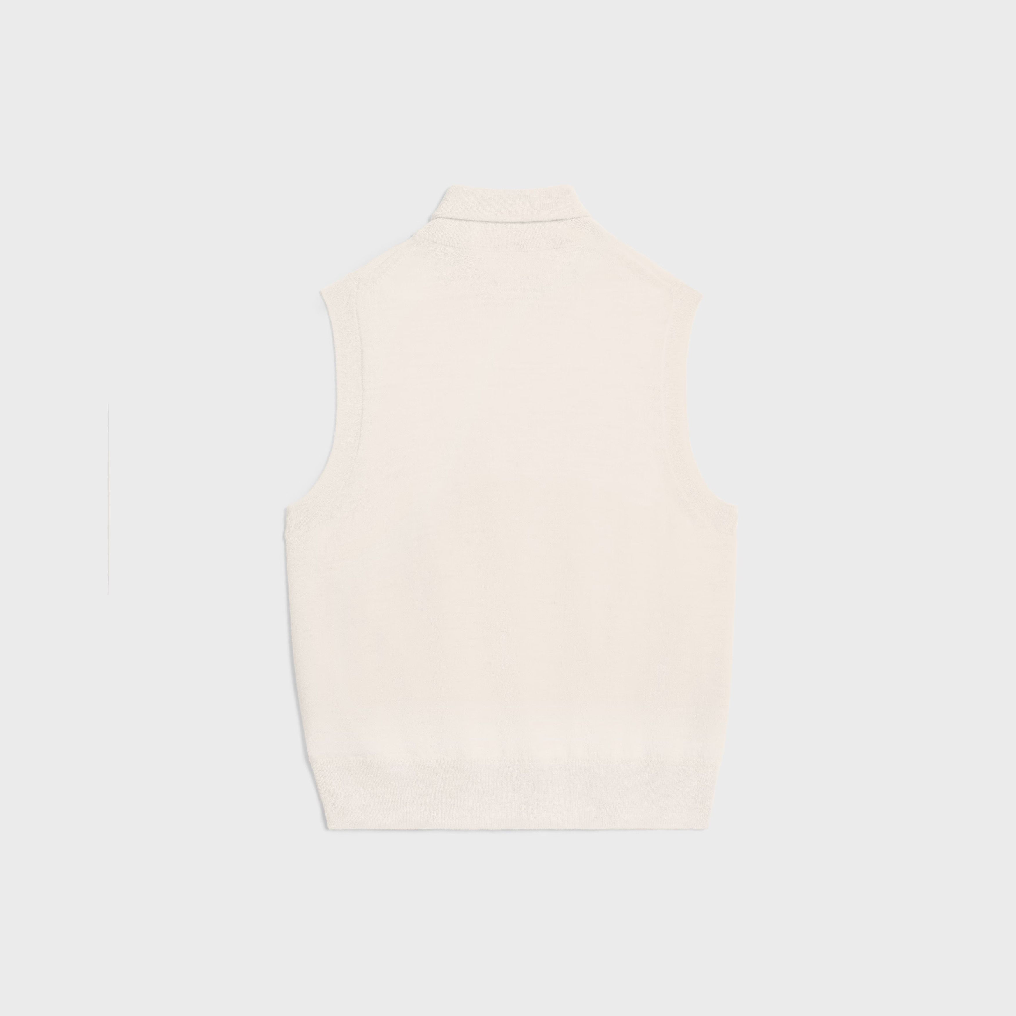 Celine o1bcso1str0925 2ADRH862Z Turtleneck Sleeveless Sweater Size S / US 4 / IT 40 - 2 Thumbnail