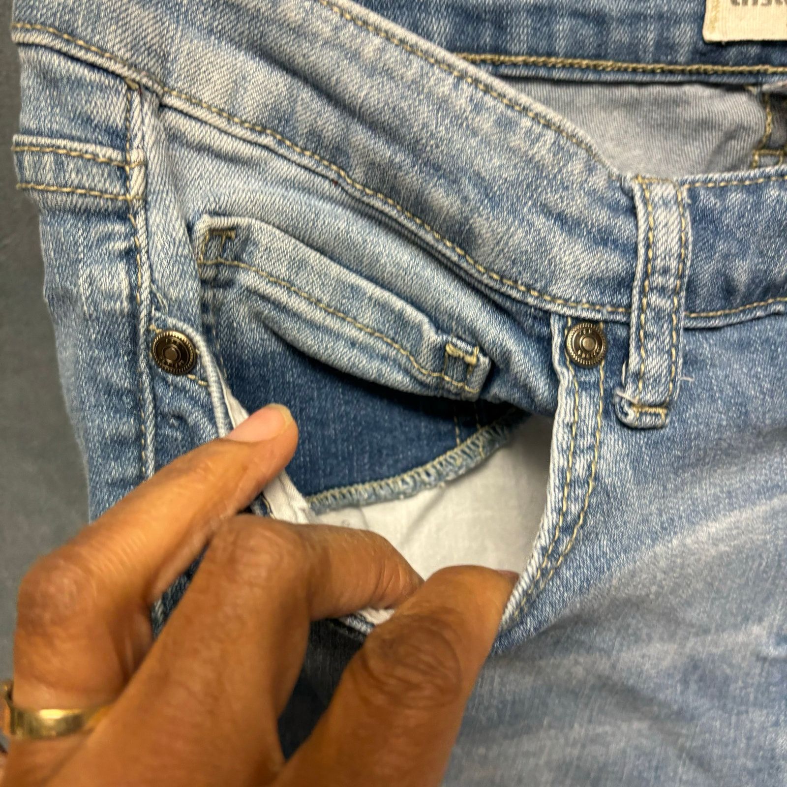 Other Insider Skinny Jeans Womens Juniors 15 Distressed Y2K Norm Size 30" / US 8 / IT 44 - 8 Thumbnail