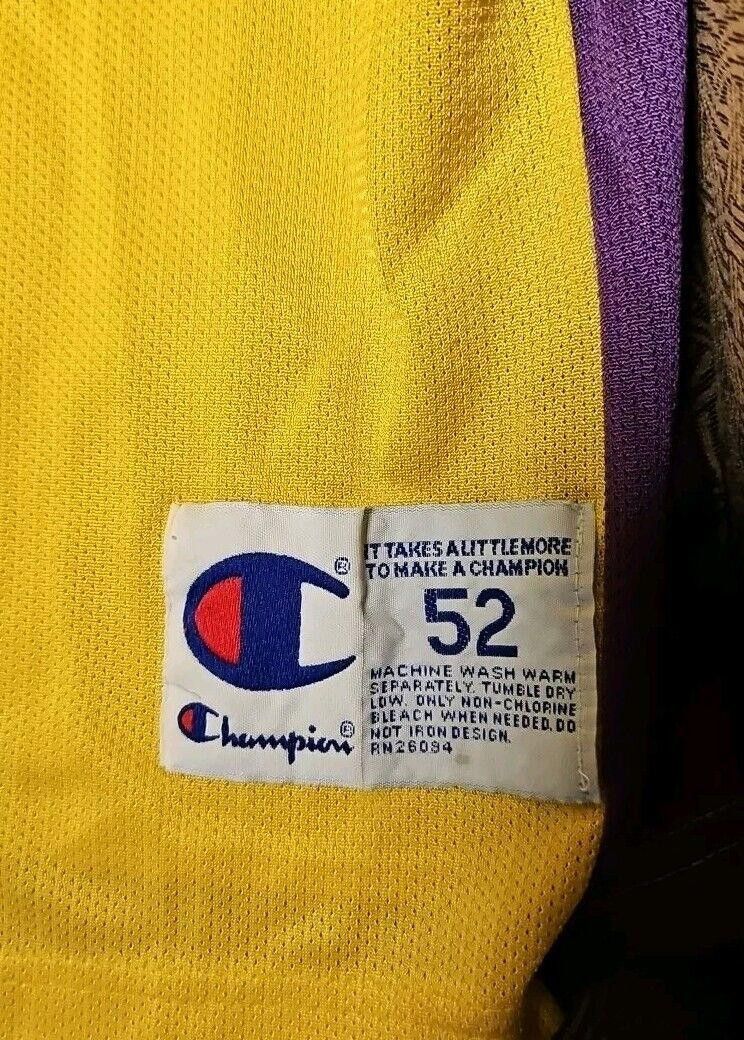 Champion Vintage NBA Kobe Bryant Champion Lakers Jersey Size XXL #8 Size ONE SIZE - 2 Thumbnail
