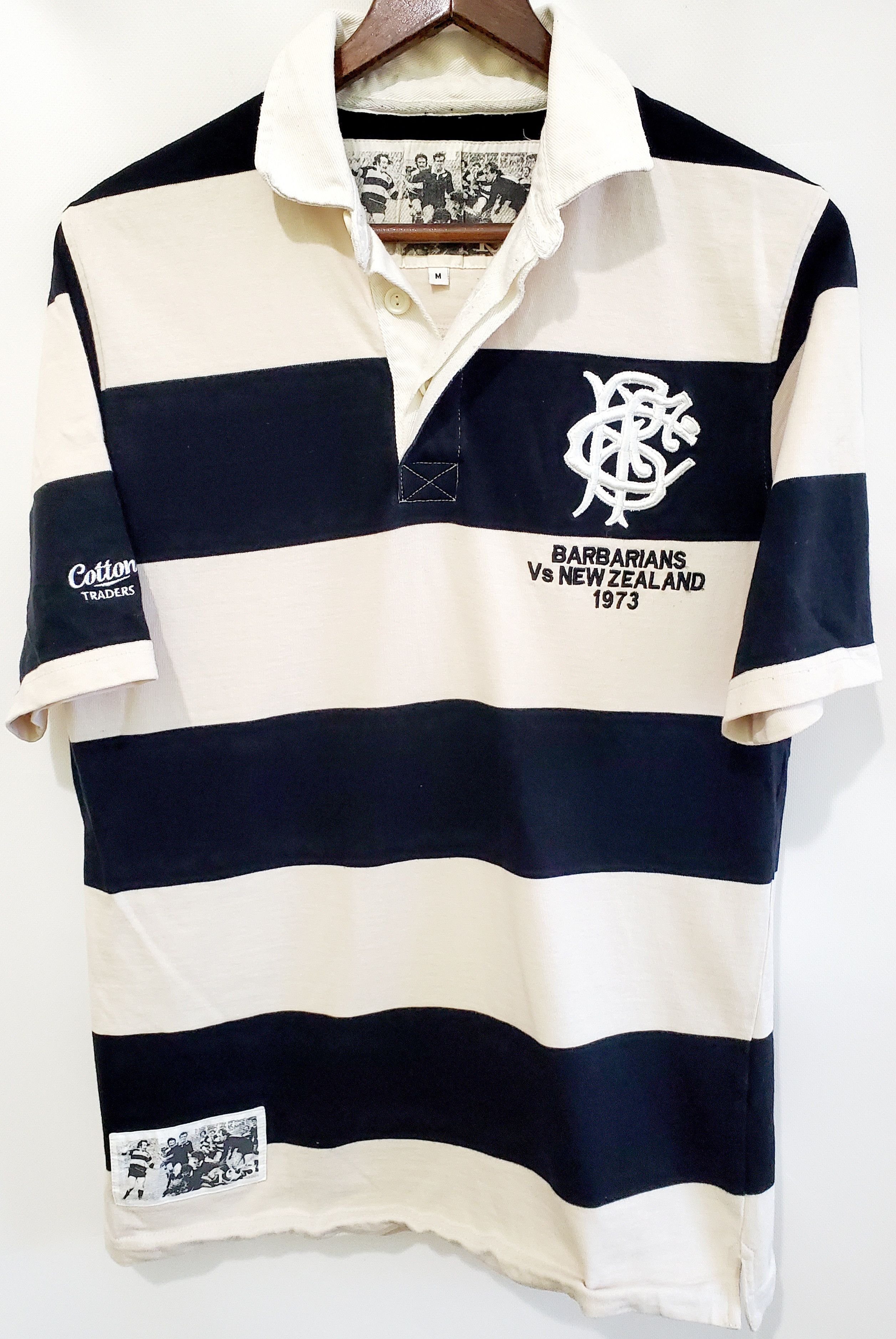 Vintage Traders Barbarians VS New Zealand 1973 Polo Shirt M Size US M / EU 48-50 / 2 - 1 Thumbnail