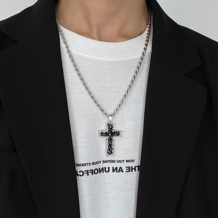 Other Cross Hip-hop STEAL! Y2K Chains Necklace Chain Size ONE SIZE - 1 Thumbnail