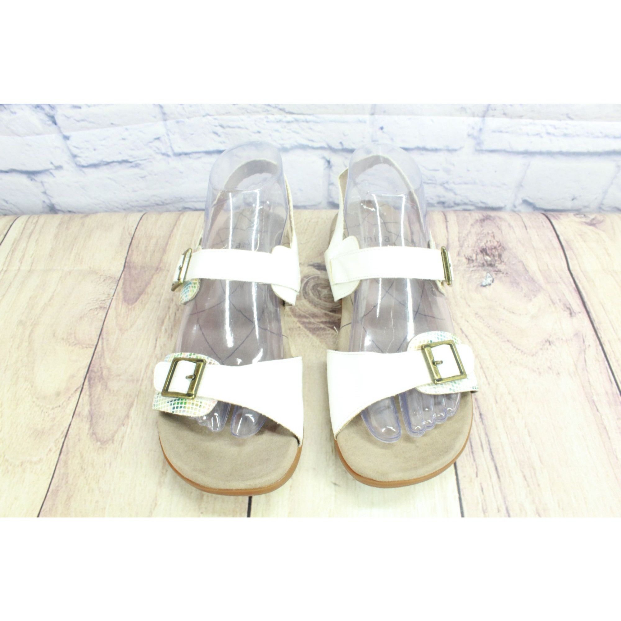 Leather × Other Sanita Women's Catalina Candace Flat Sandal White Size 8 Size US 8 / IT 38 - 5 Thumbnail