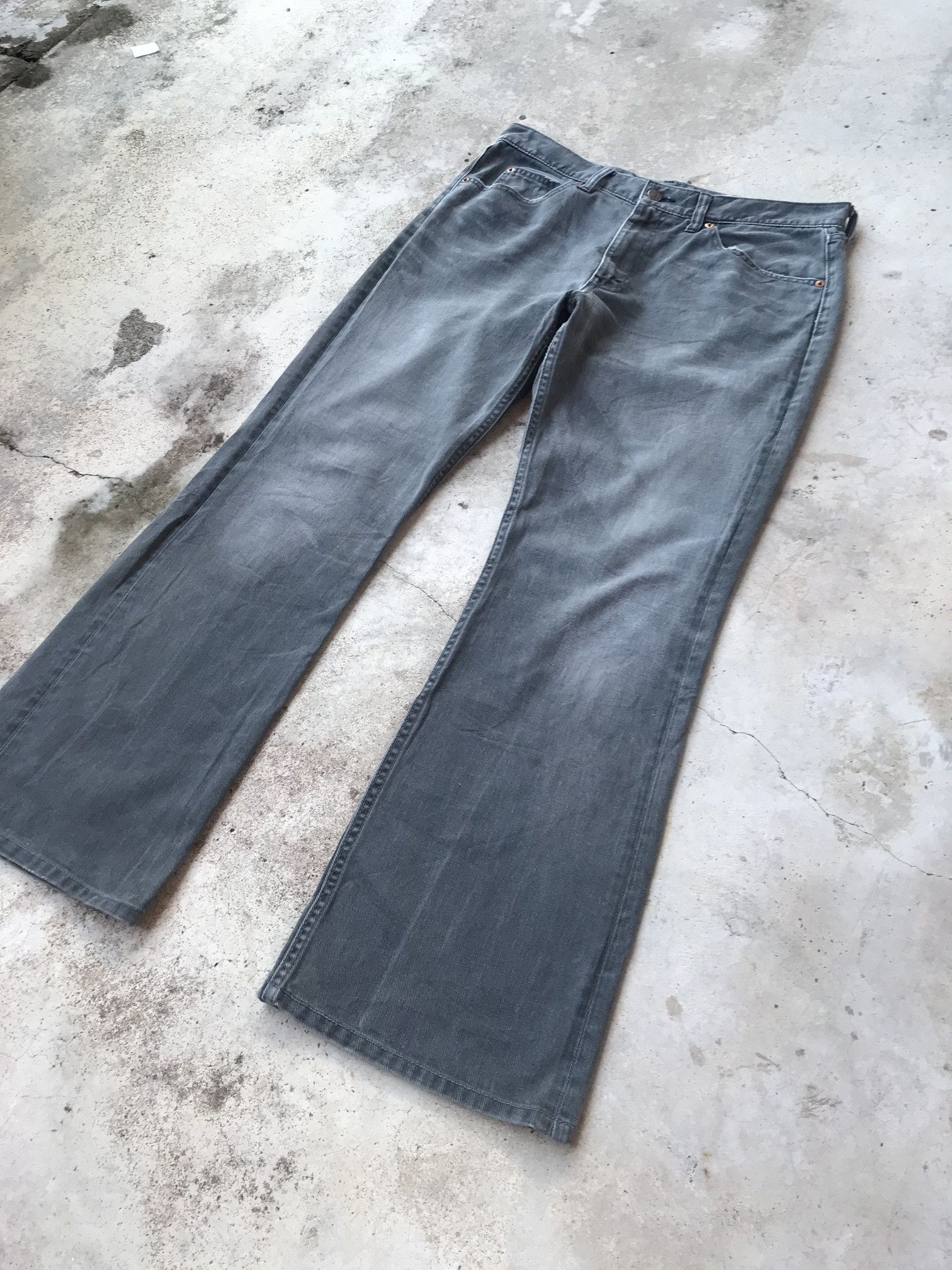 Levi's × Vintage FLARED VINTAGE Levis 517 faded black japan W33x29 Size US 33 - 2 Thumbnail