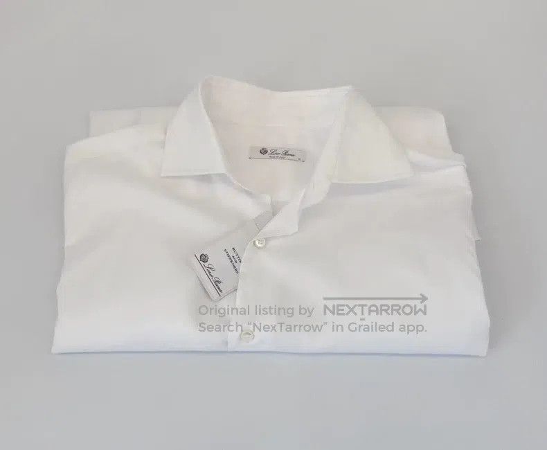 Loro Piana LORO PIANA Classic white shirt Size US M / EU 48-50 / 2 - 6 Thumbnail