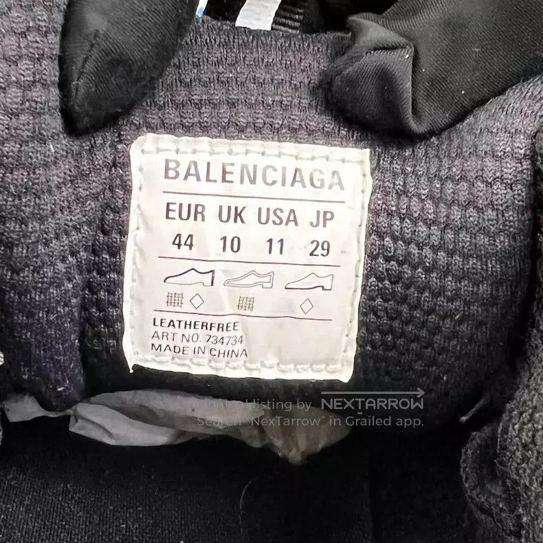 Balenciaga Balenciaga Blue and White Sneakers 3XL. Size US 10.5 / EU 43-44 - 8 Thumbnail