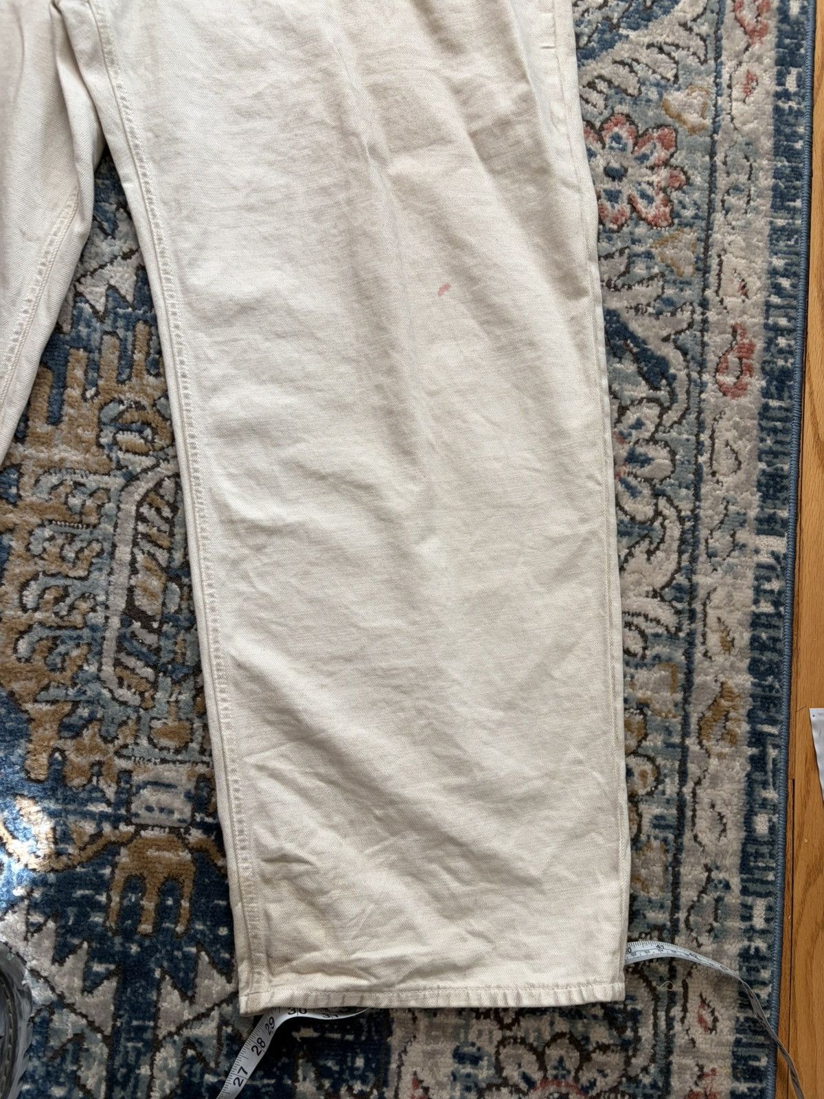 Balenciaga Balenciaga White Baggy Denim Size US 36 / EU 52 - 4 Thumbnail