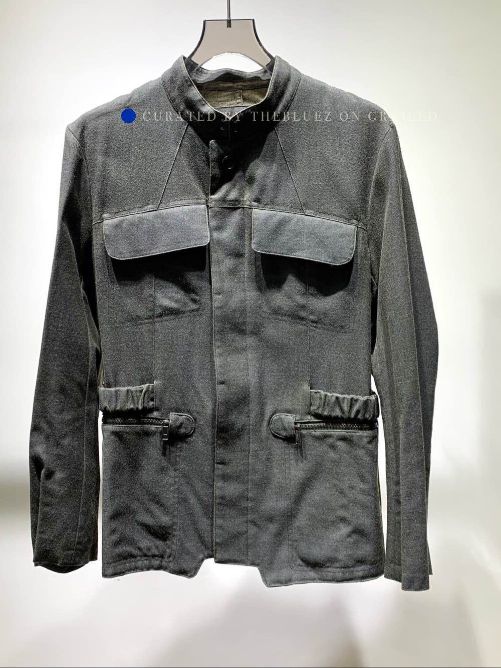 Saint Laurent Paris Military-Inspired Utility Jacket in Black Size US S / EU 44-46 / 1 - 1 Thumbnail