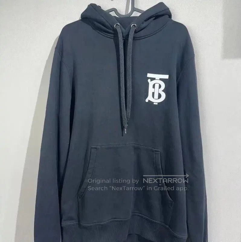 Burberry Burberry Black Cotton Blend Men's Hoodie. Size US S / EU 44-46 / 1 - 1 Thumbnail