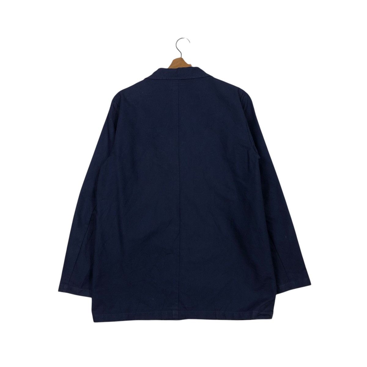 Issey Miyake 📌Vintage Chore Work Blue Jacket Trip Japan Fabric Size US M / EU 48-50 / 2 - 9 Thumbnail