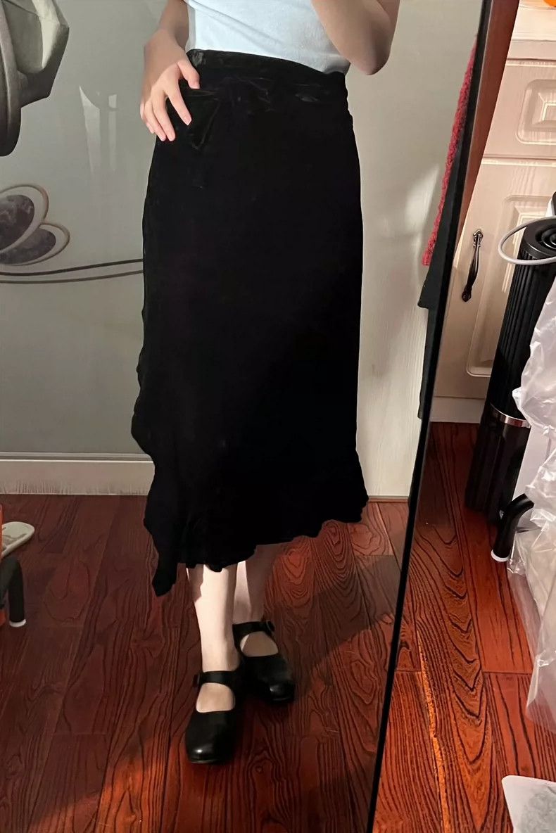 Comme des Garcons Comme Des Garcons Velvet wrap skirt 2505-Nextarrow Size M / US 6-8 / IT 42-44 - 8 Thumbnail