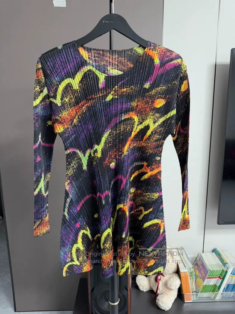 Issey Miyake Issey Miyake Firework Jumping Long Top Size L / US 10 / IT 46 - 1 Thumbnail