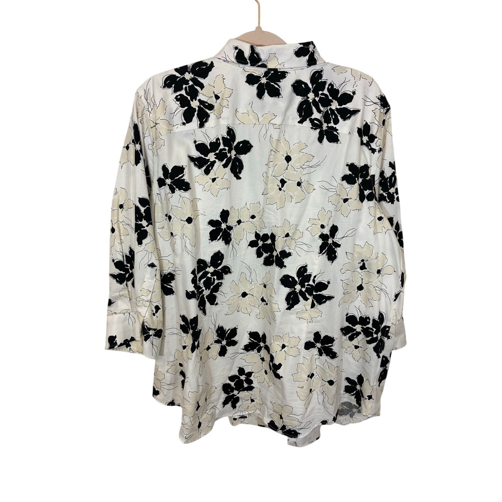 Chaps Chaps floral long sleeve button down top bohemian 1x Size XL / US 12-14 / IT 48-50 - 3 Thumbnail