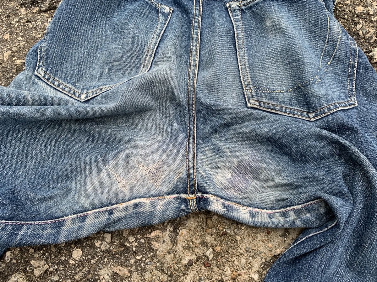 Japan Blue MOMOTARO ❌ JAPAN BLUE SELVEDGE DISTRESSED DENIM Size US 32 / EU 48 - 11 Thumbnail