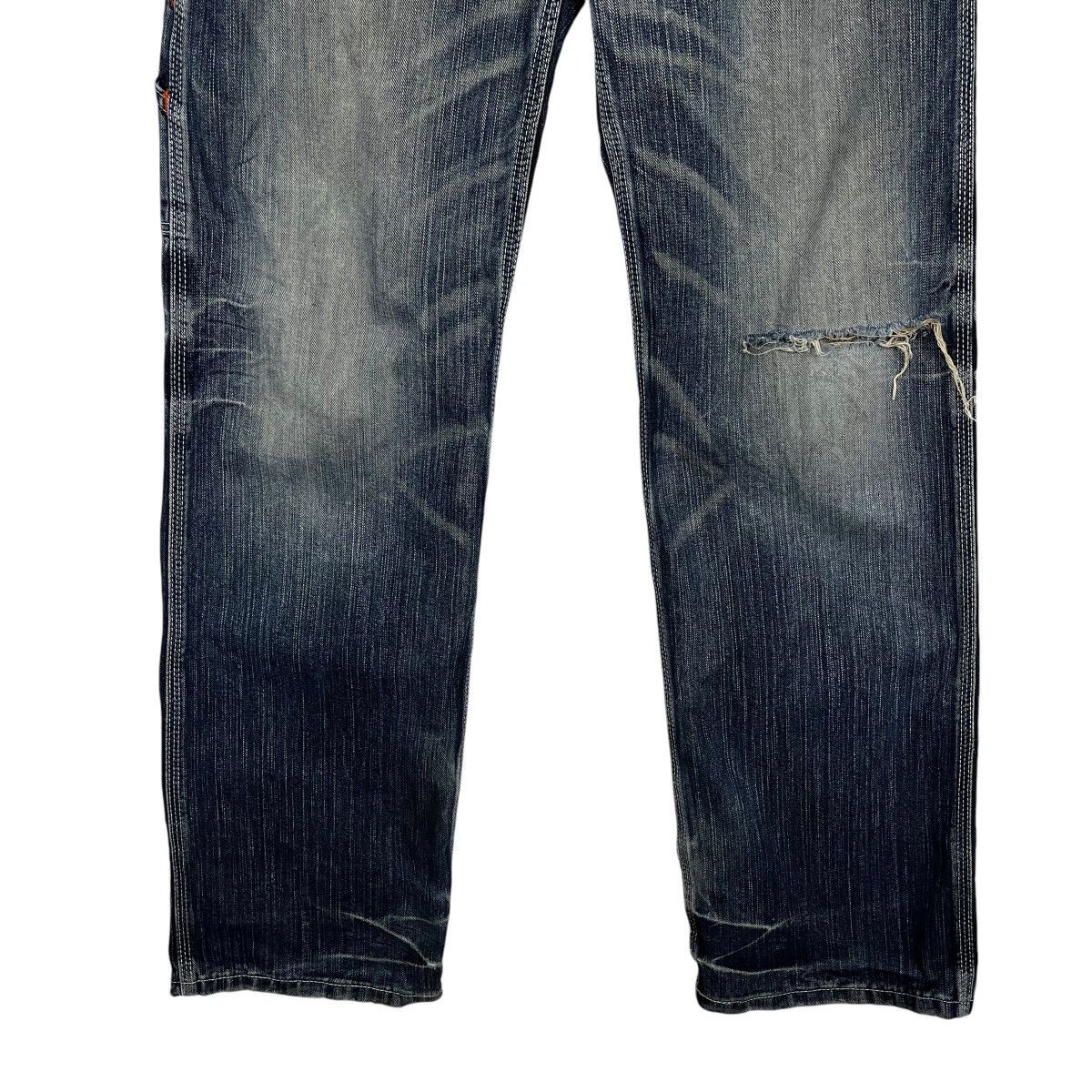 Japanese Brand Vintage Edwin Lot 405 Distressed Denim Jeans Size 32" / US 10 / IT 46 - 4 Thumbnail