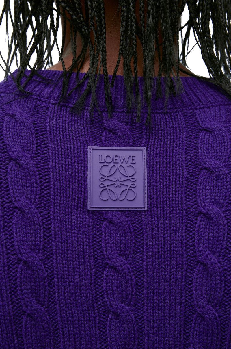Loewe o1in1g0426 Sweater in Purple Size L / US 10 / IT 46 - 5 Thumbnail