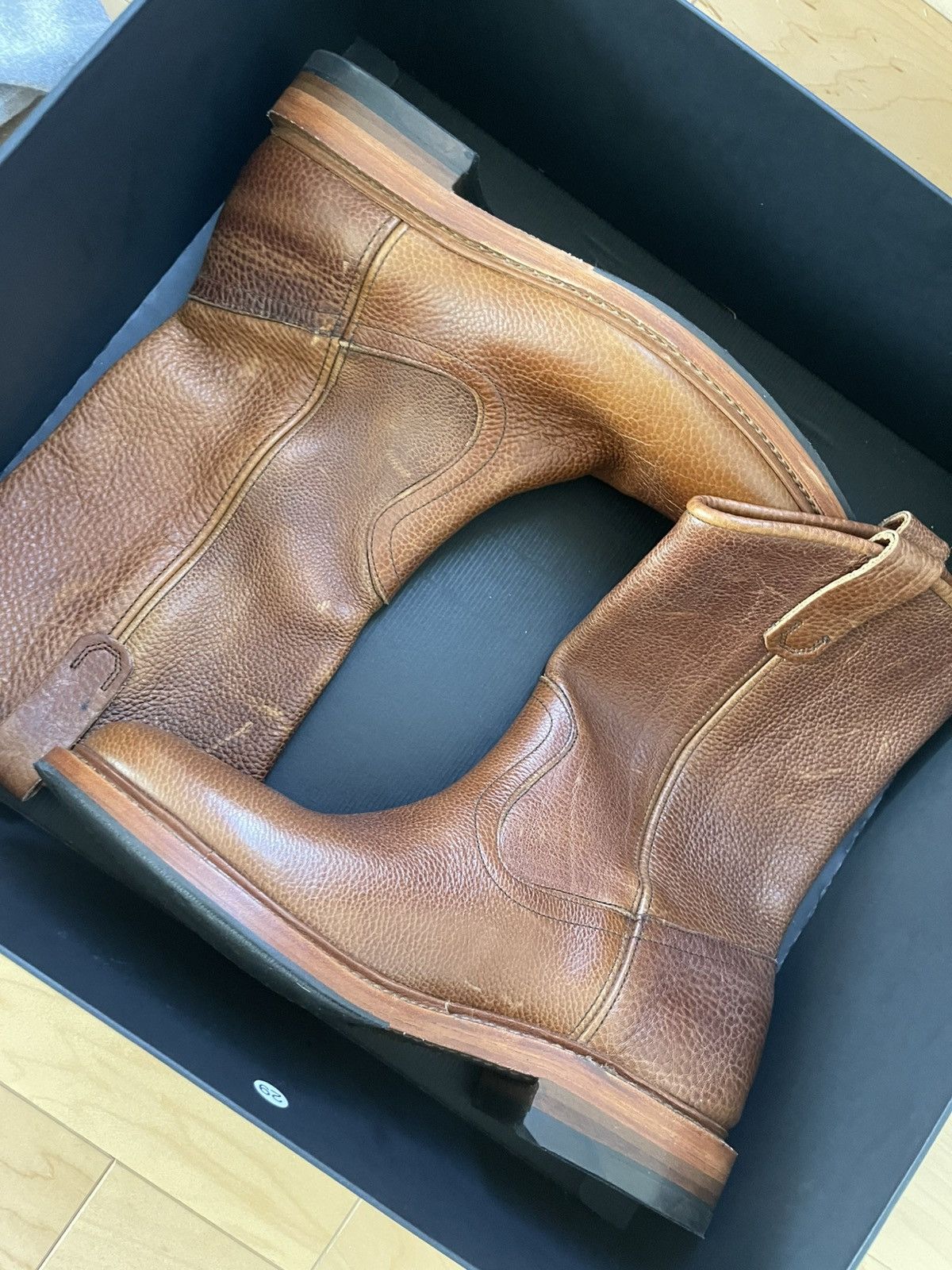 Allen Edmonds Dallas mens brown boots 9.5 new made in USA