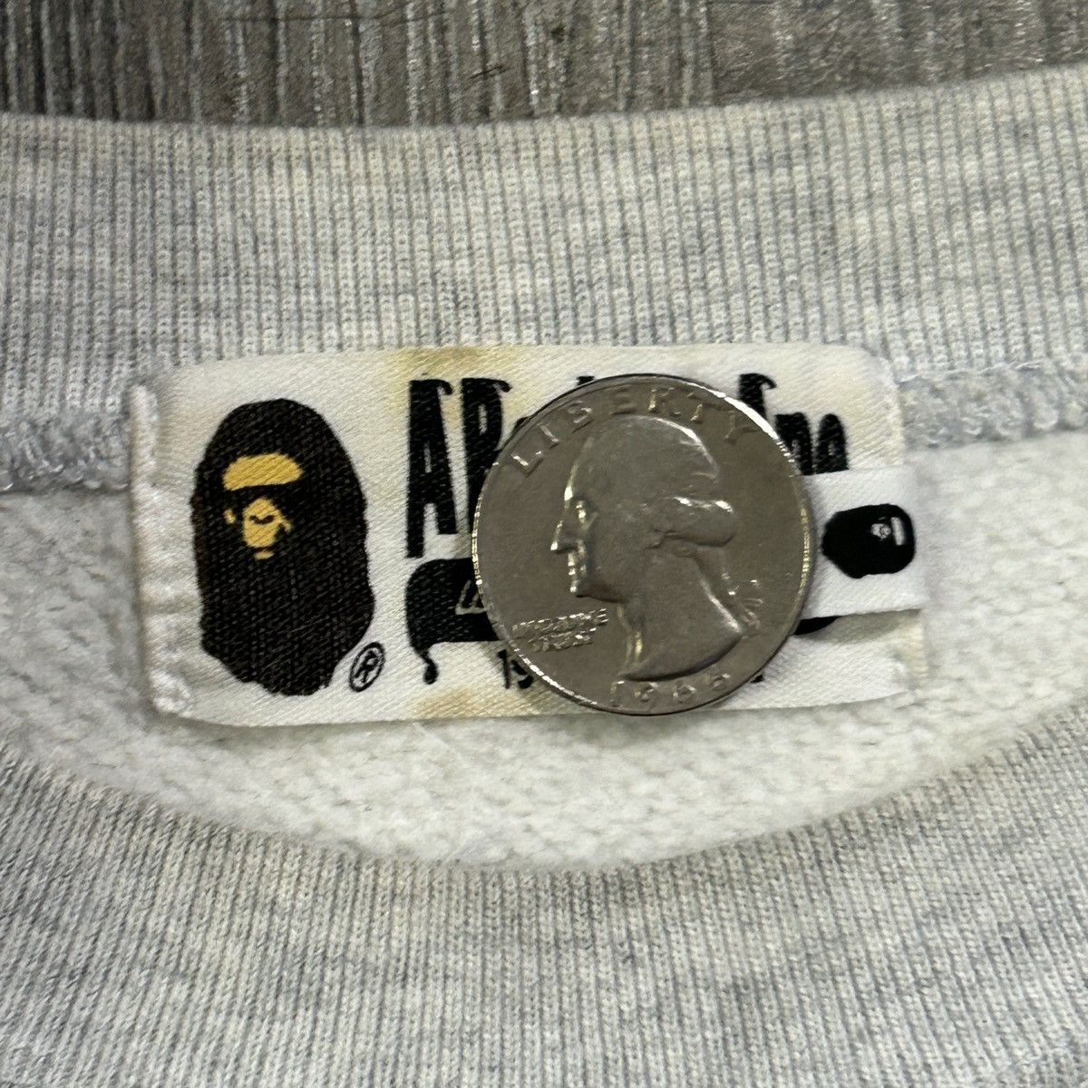 Bape BAPE Gray Sweatshirt Size US L / EU 52-54 / 3 - 6 Thumbnail