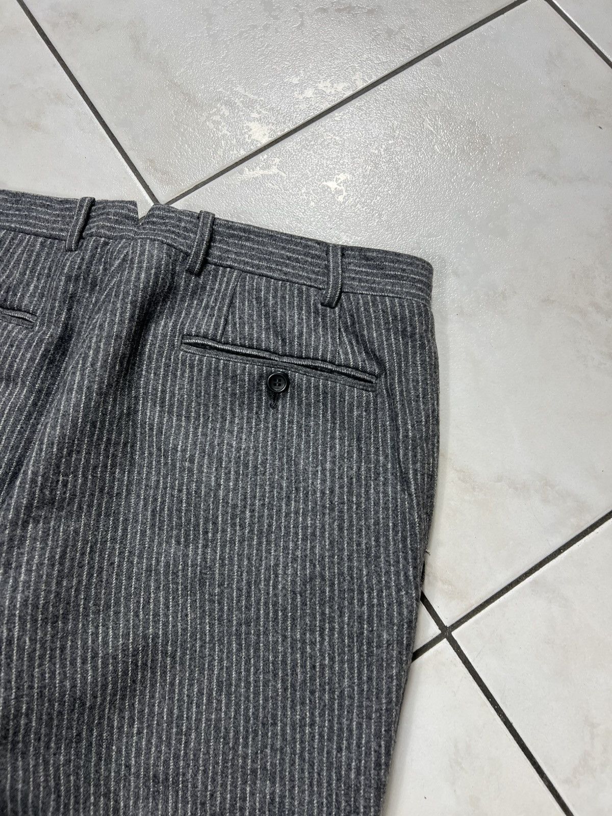 Canali Canali su misura wool cashmere striped casual regular pants Size US 32 / EU 48 - 19 Thumbnail