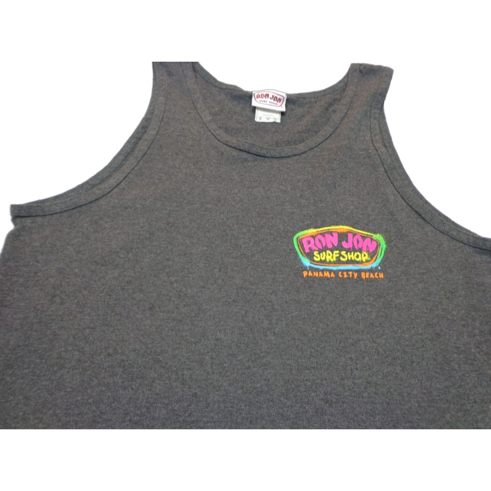 Ron Jon Surf Shop Ron Jon Surf Shop Tank Top Unisex Adults Gray M Casual Travel Beach 90s? Size M / US 6-8 / IT 42-44 - 1 Thumbnail