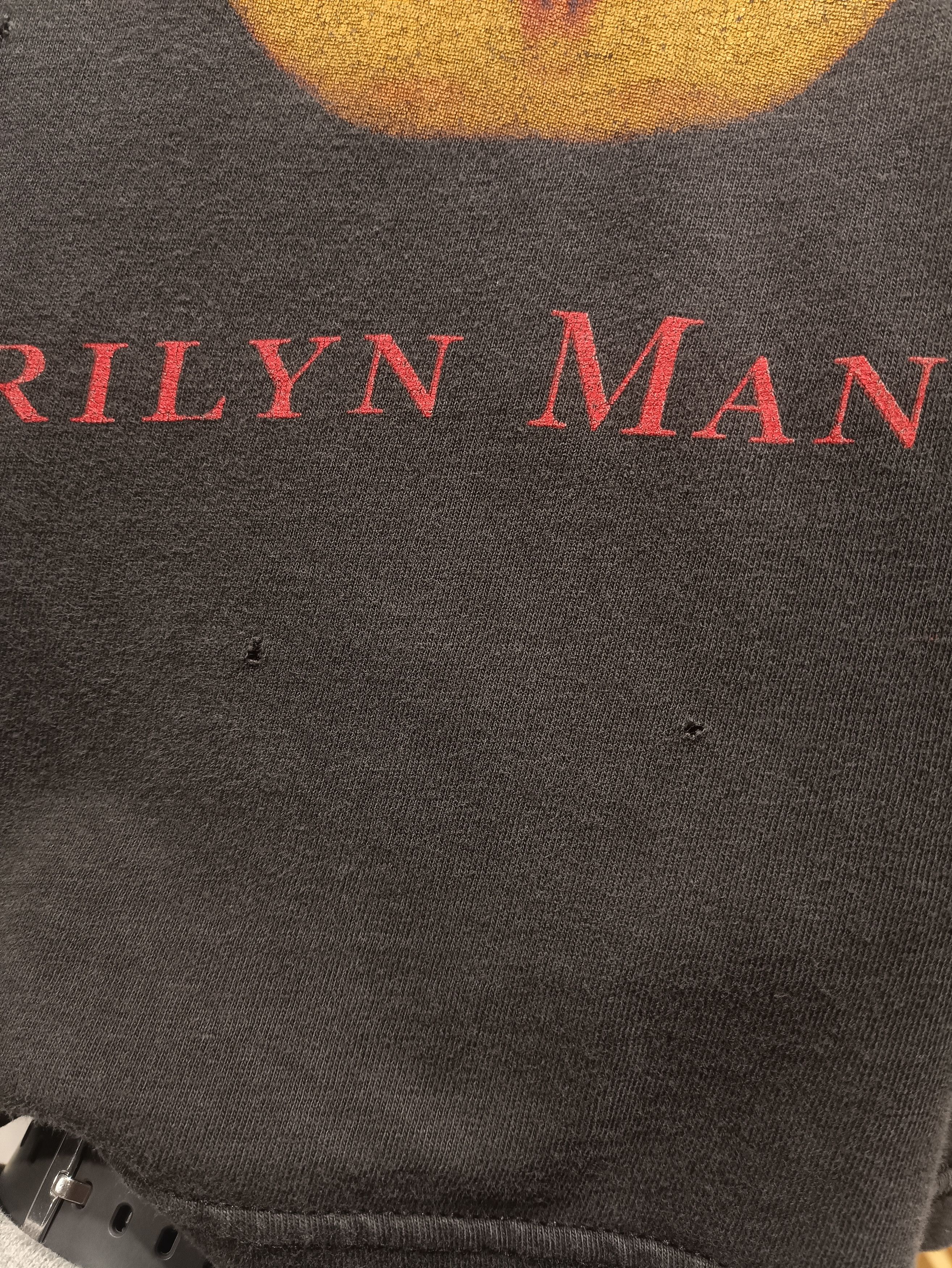 Band Tees × Vintage vintage 90s marilyn manson Size US L / EU 52-54 / 3 - 4 Thumbnail