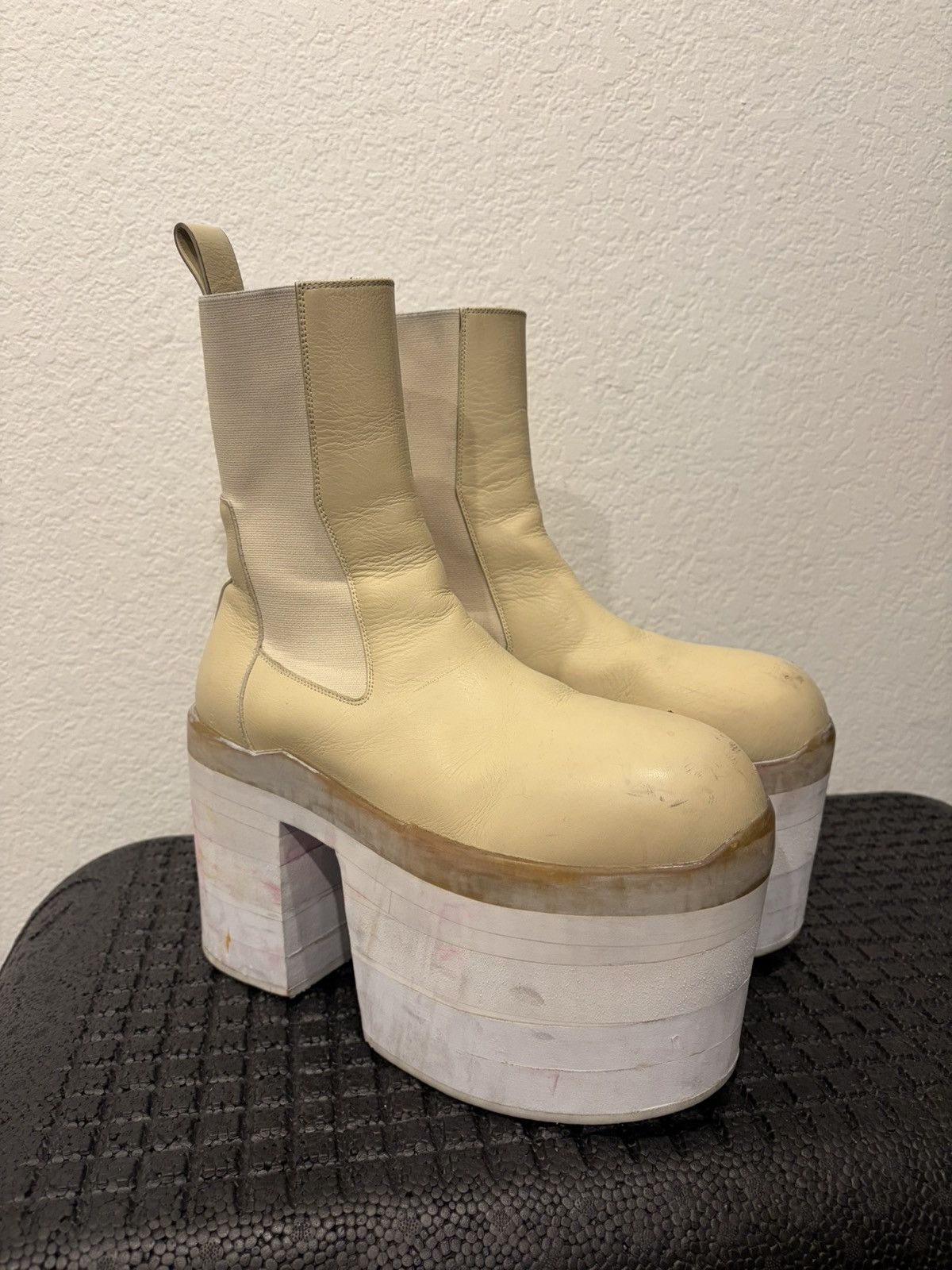 Rick Owens Rick Owens Beatle Bozo Chelsea Boots Custom Sole Size US 9 / EU 42 - 1 Thumbnail