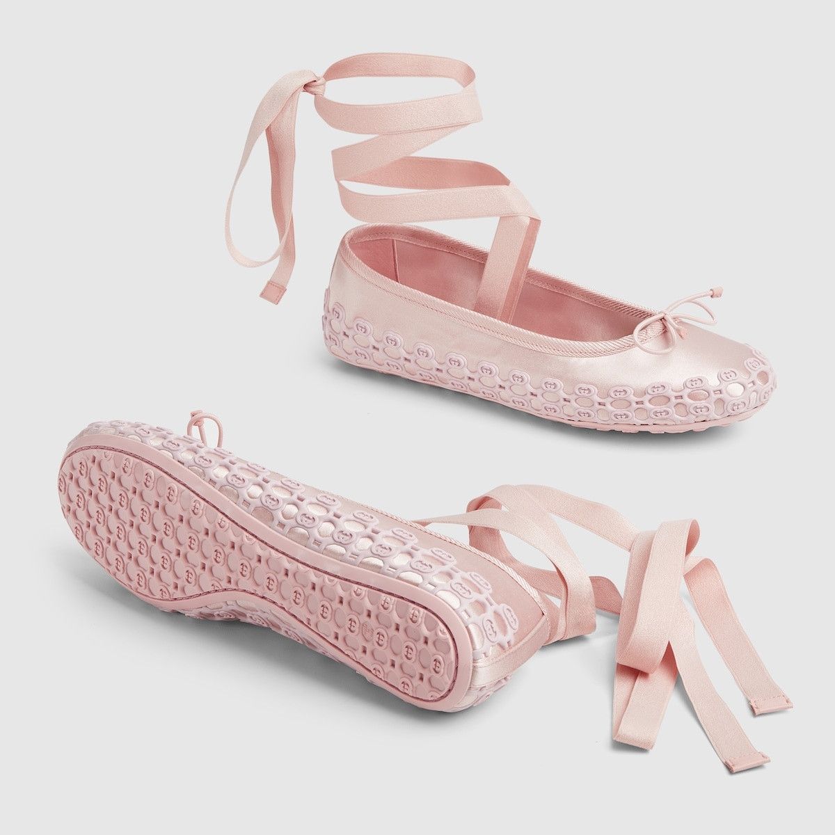 Gucci oc11z1025 Cub3d Ballet Flats in Pink Size US 7.5 / IT 37.5 - 8 Thumbnail