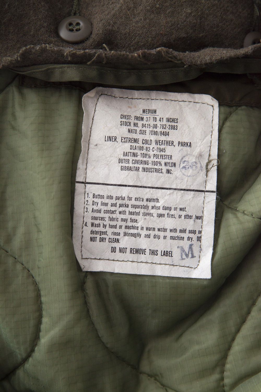 Vintage 1978 M-65 extreme cold weather fishtail parka Size US M / EU 48-50 / 2 - 9 Thumbnail