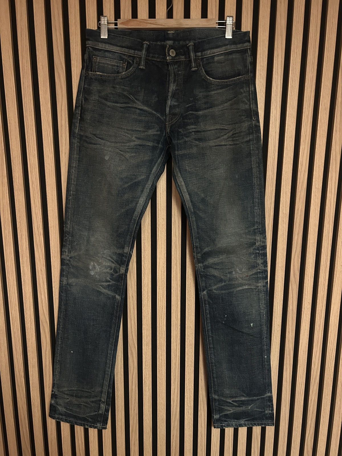 Fabric Brand & Co. Fabric-Brand & Co. Selvedge Denim Jeans FB02-DIMON Size US 29 - 1 Thumbnail