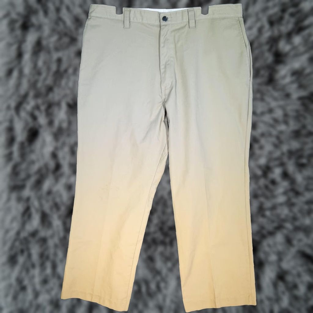 Dickies Dickies Pants Mens 40x29 Beige Khakis Polyester Cotton Zip Fly W541E5F Size US 40 / EU 56 - 1 Thumbnail