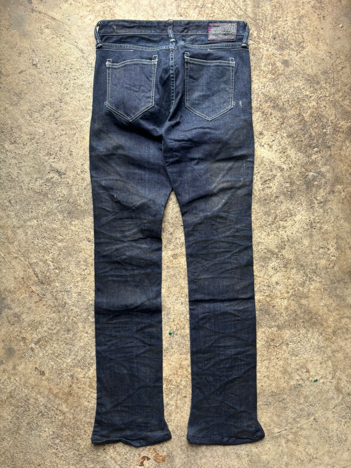 CIVARIZE 2000s Civarize Silver Claw Marks Bikers Jeans Size US 28 / EU 44 - 9 Thumbnail