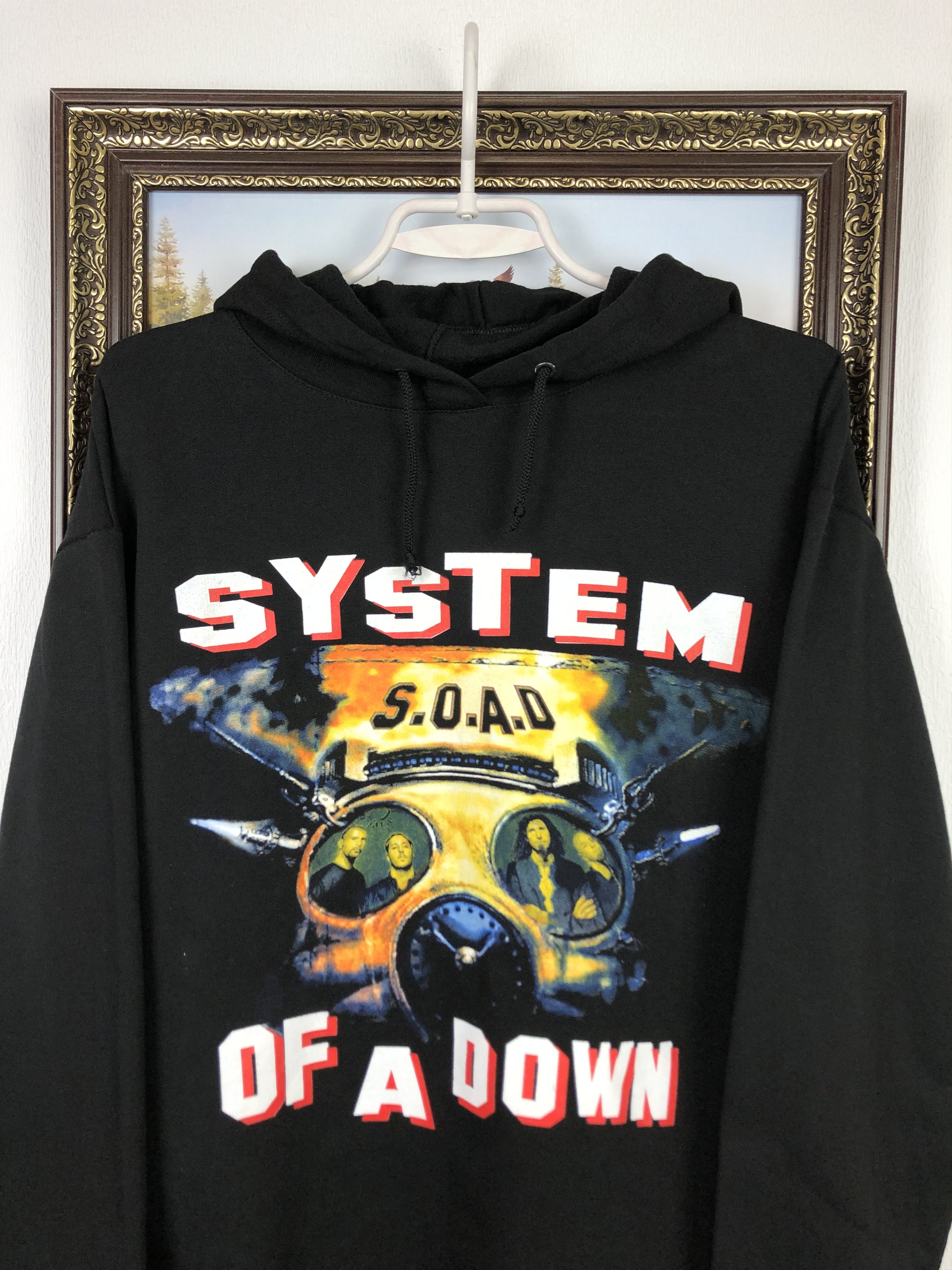 Band Tees Vintage SOAD System Of A Down Band Hoodie Jacket Over Print Size US M / EU 48-50 / 2 - 2 Thumbnail