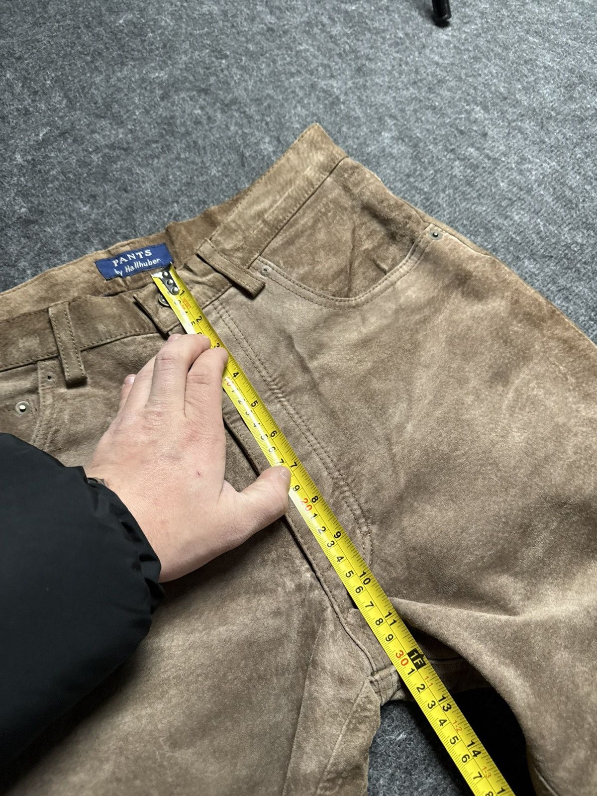 Genuine Leather Vintage 00s Retro Western Cowboy Leather Chrome Style Pants Size US 30 / EU 46 - 20 Thumbnail