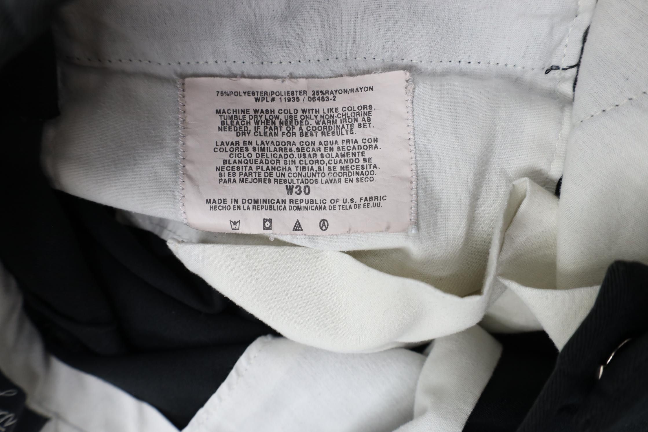Vintage Vintage 90s Hollywood Regency Gabardine High Waist Pants Size US 30 / EU 46 - 8 Thumbnail