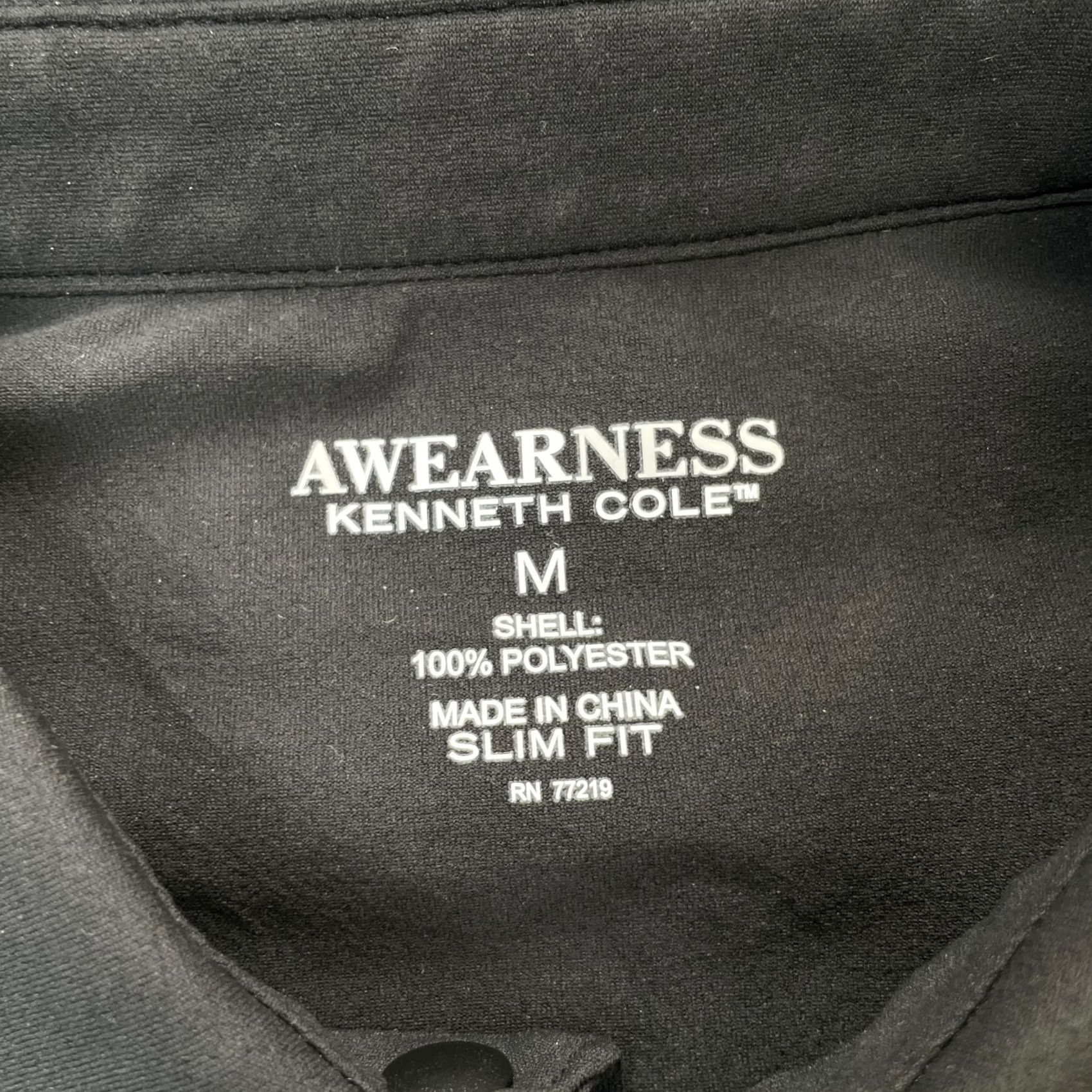 Kenneth Cole VINTAGE Kenneth Cole Shirt Mens M Black Polo Slim Fit Resort Wear Tennis Size US M / EU 48-50 / 2 - 4 Thumbnail