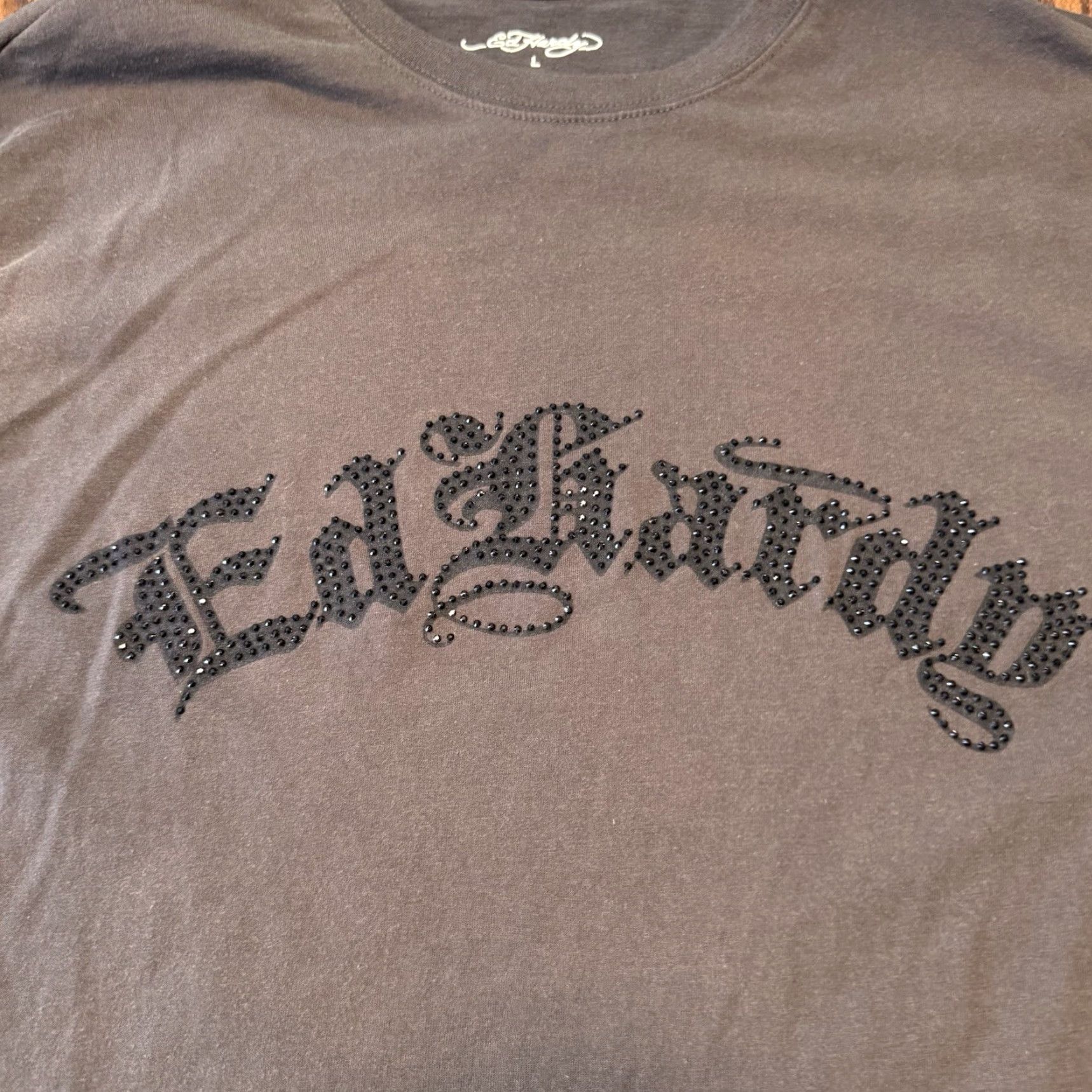 Ed Hardy Ed Hardy T Shirt Mens Large Hellcat Panther Flames Tattoo Y2K Jeweled Logo Size US L / EU 52-54 / 3 - 3 Thumbnail