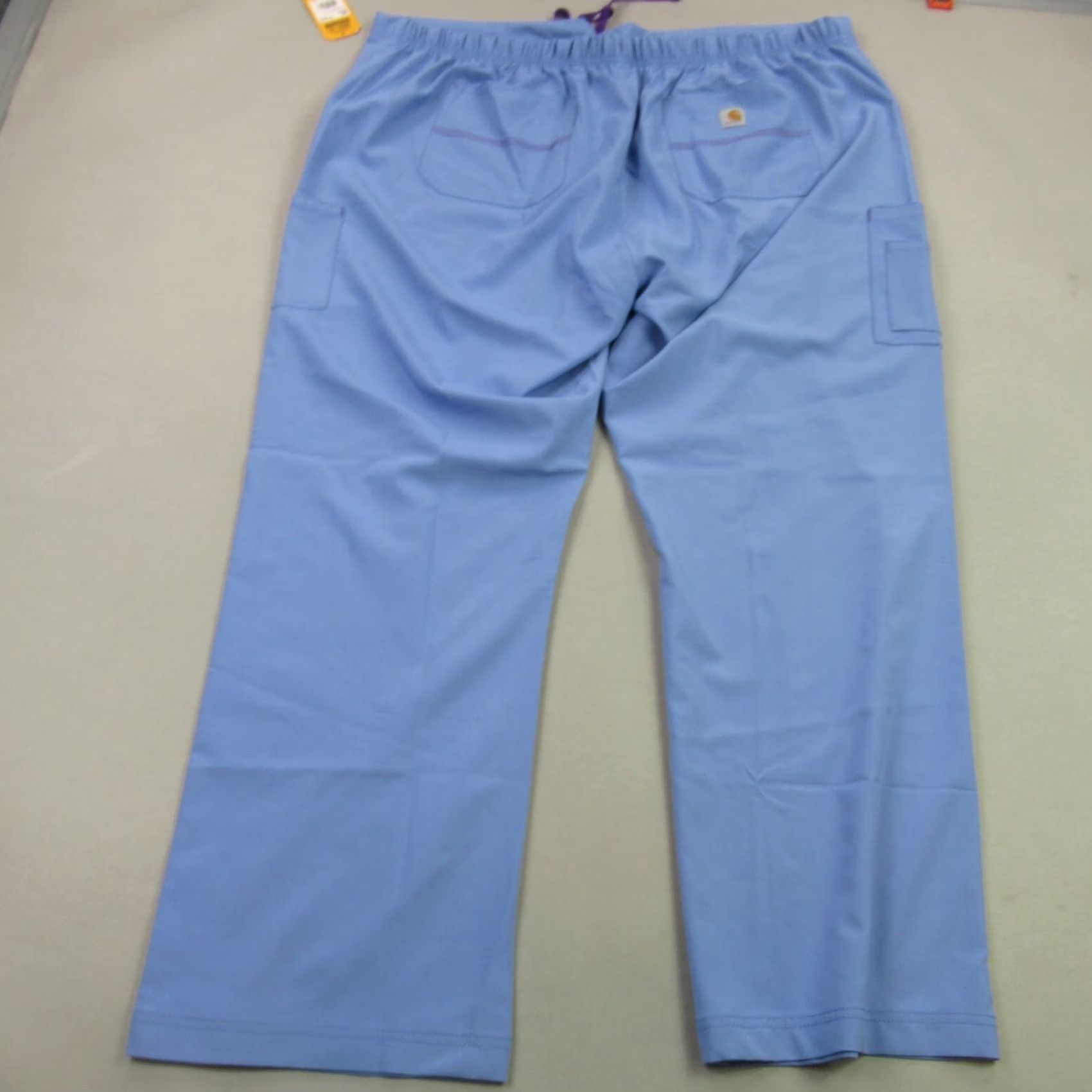 Carhartt Carhartt Pants Womens 3XL Blue Women Lightweight Straight Leg Drawstring Flex Force Size 40" / US 18 - 6 Thumbnail
