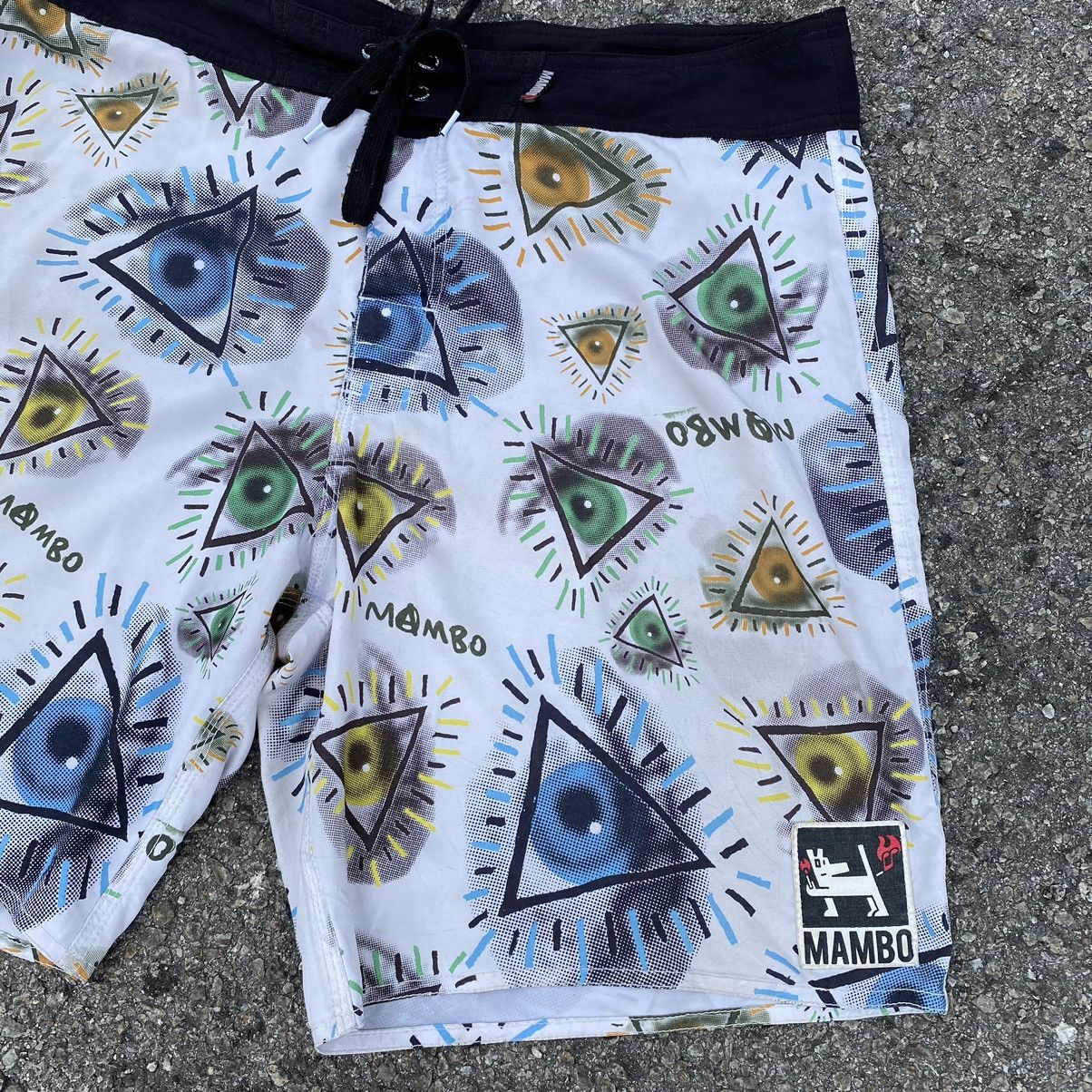 Quiksilver Mambo Eyes Graphic Adjustable Surf Style Short Pants Size US 36 / EU 52 - 3 Thumbnail