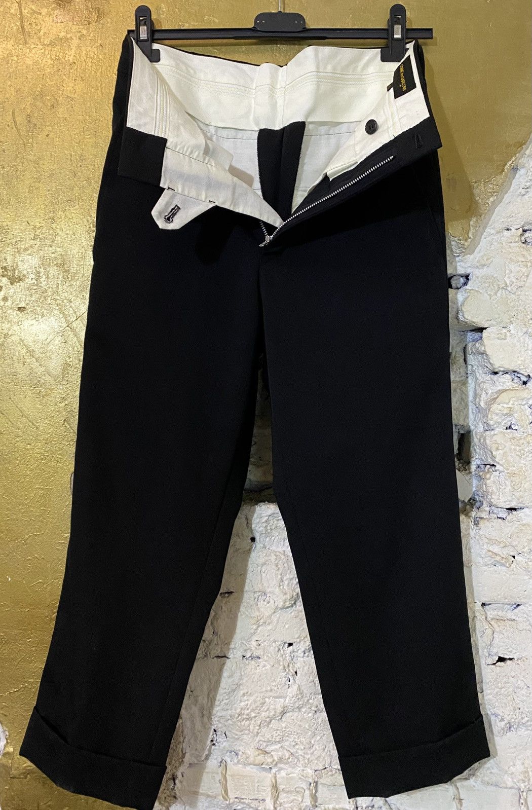 Comme des Garcons Comme des garçons AD 2014 black wool pants Size US 30 / EU 46 - 3 Thumbnail