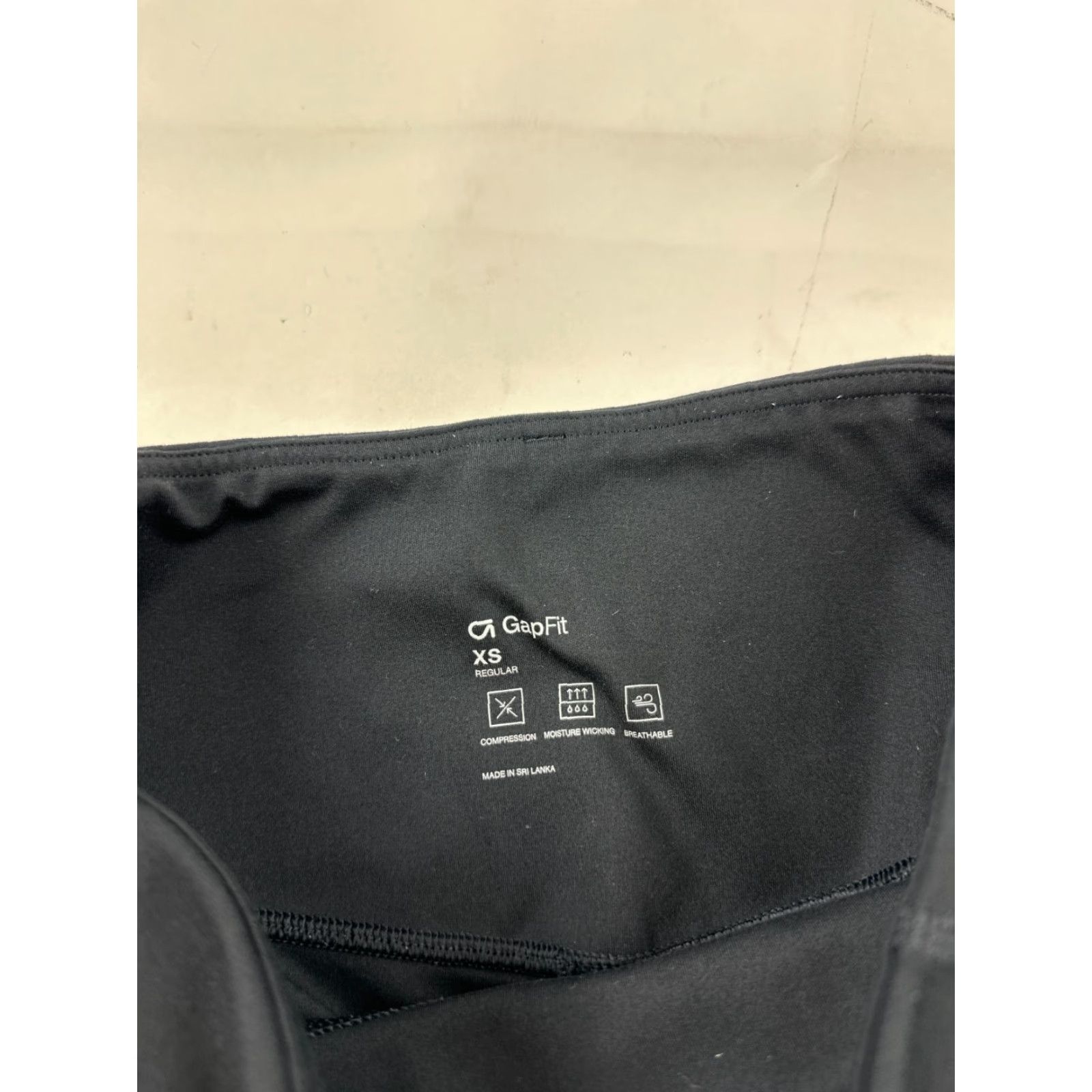 Gap Gap Leggings Womens XS Black Compression Moisture Wicking Breathable Pull On Size 26" / US 2 / IT 38 - 4 Thumbnail